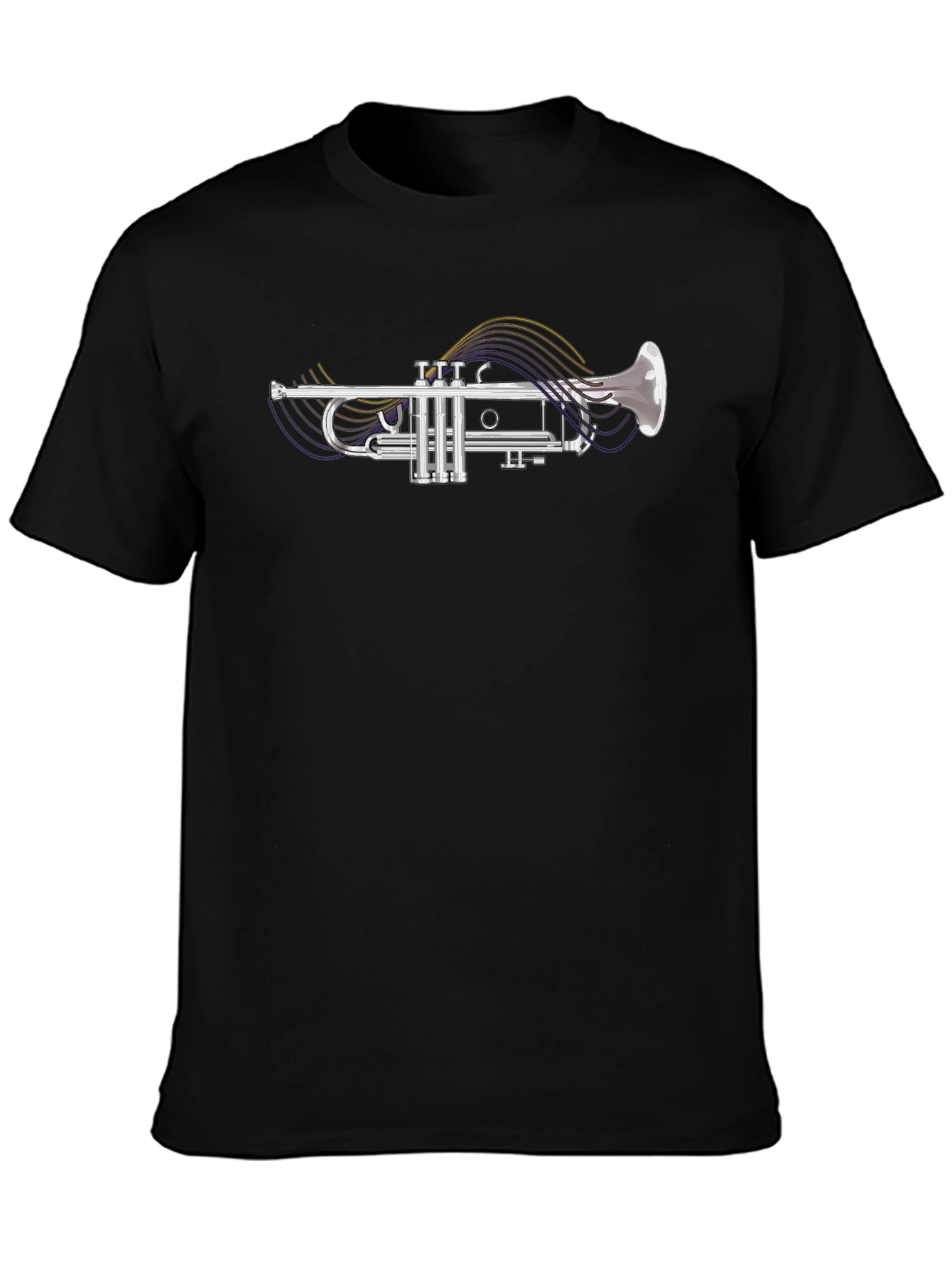 Trumpet T-Shirt - Black Music Tee