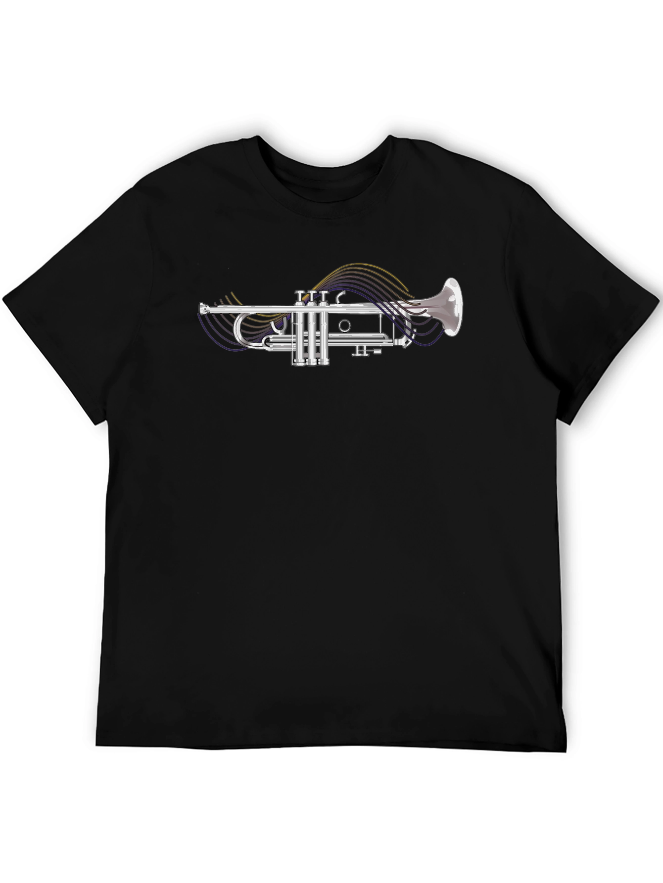 Trumpet T-Shirt - Black Music Tee