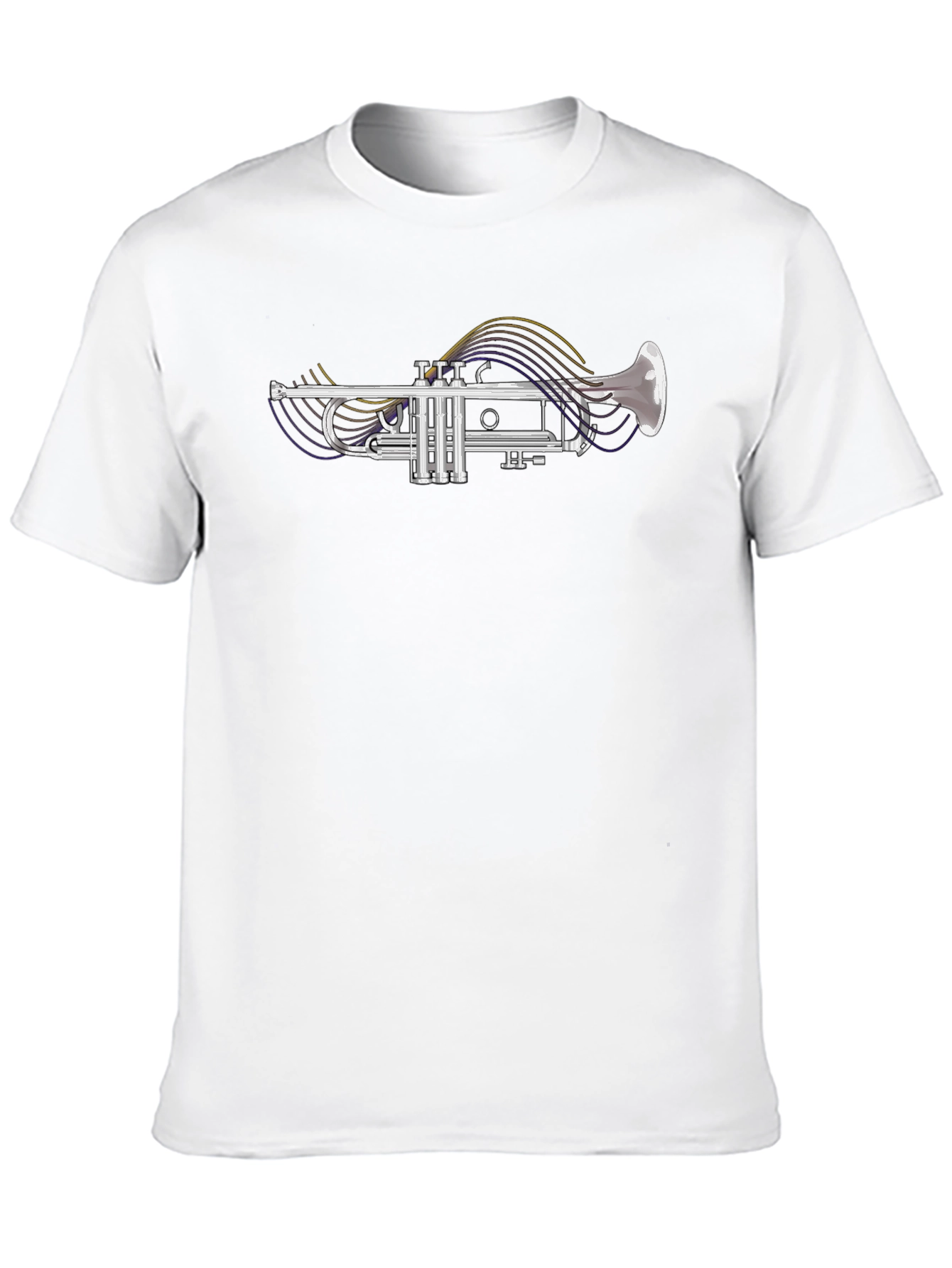 Trumpet T-Shirt - Black Music Tee
