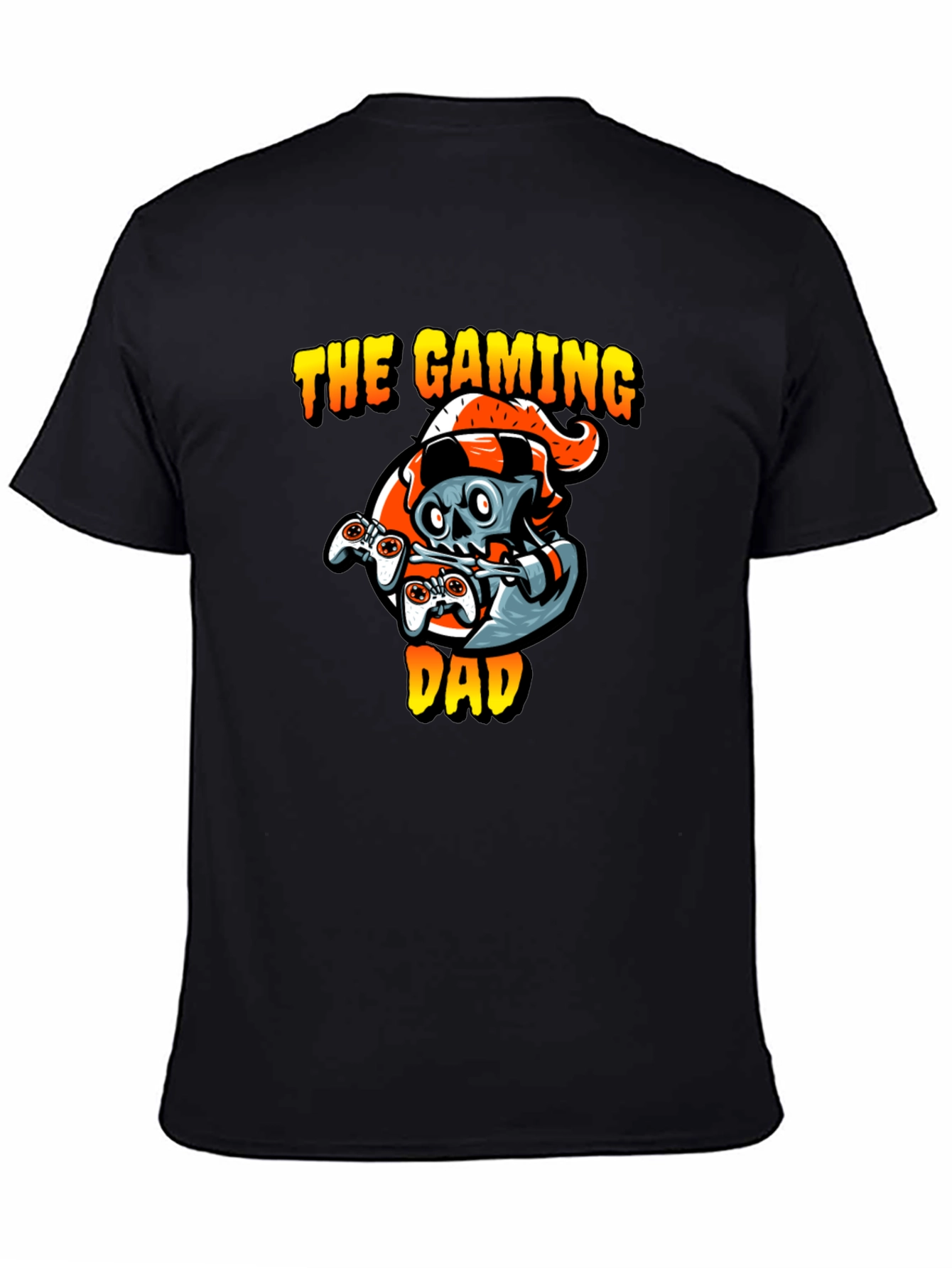 Gaming Dad T-Shirt - Gamer Skull Design