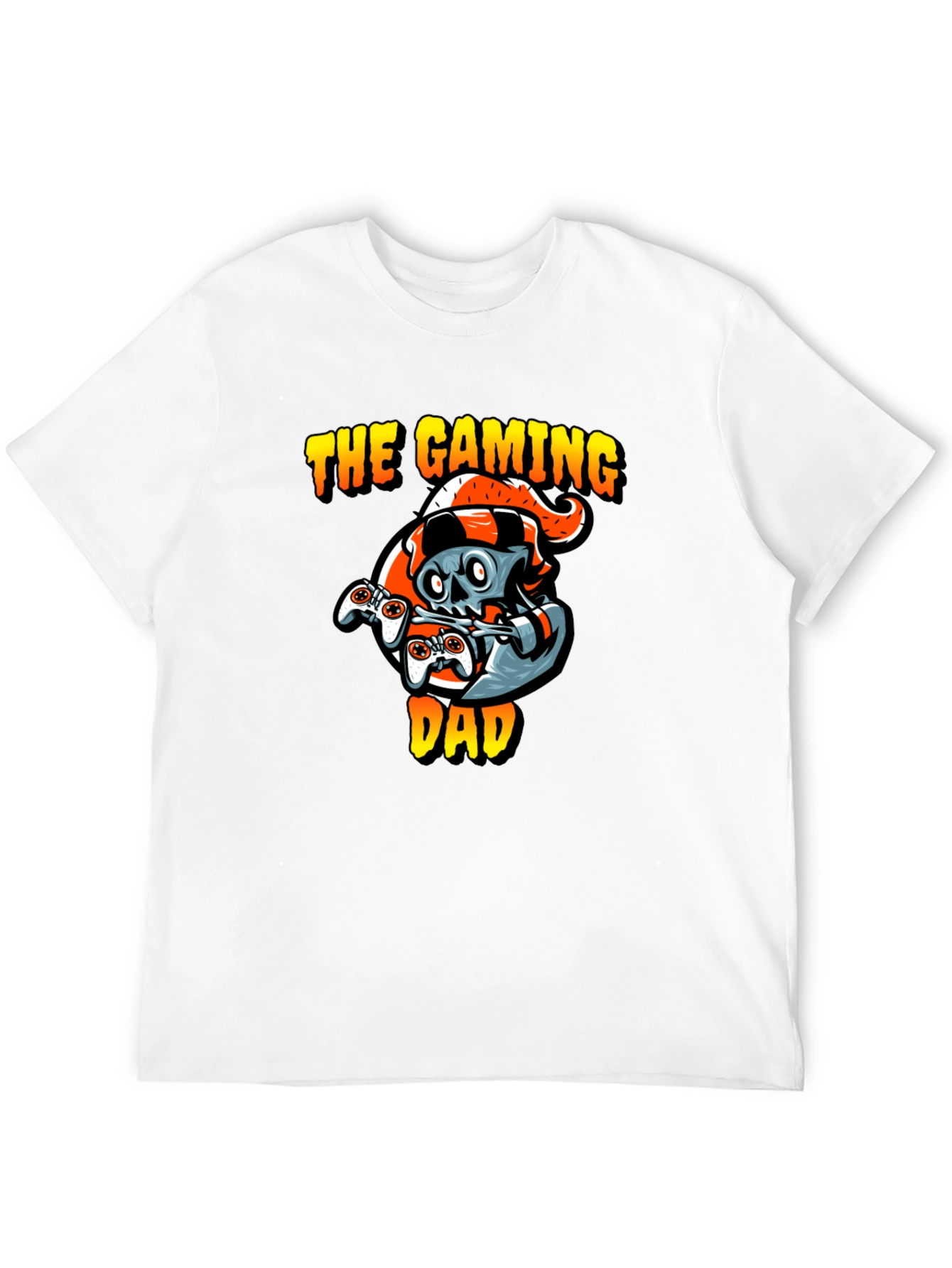 Gaming Dad T-Shirt - Gamer Skull Design