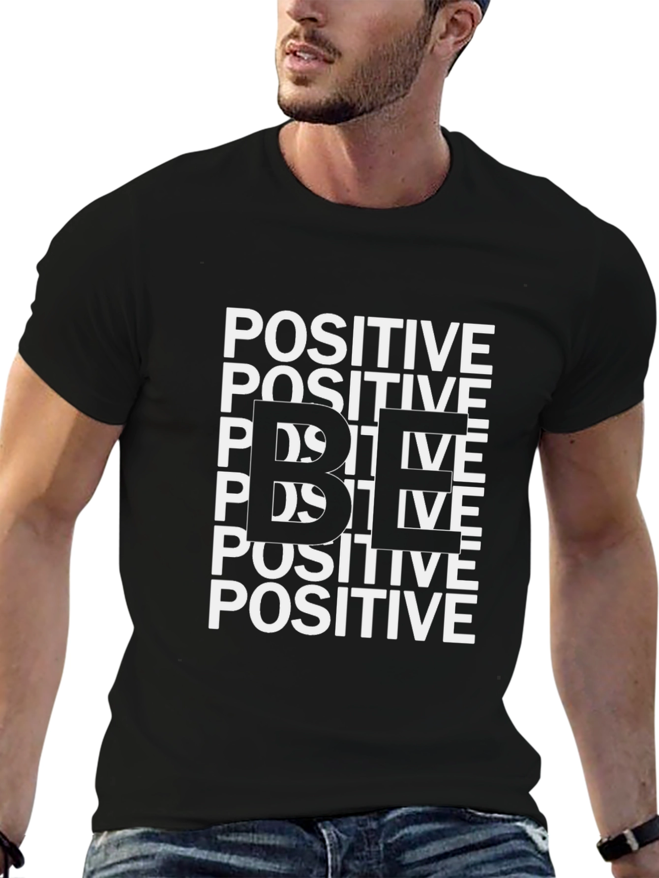 Positive BE T-Shirt - Stylish Graphic Tee