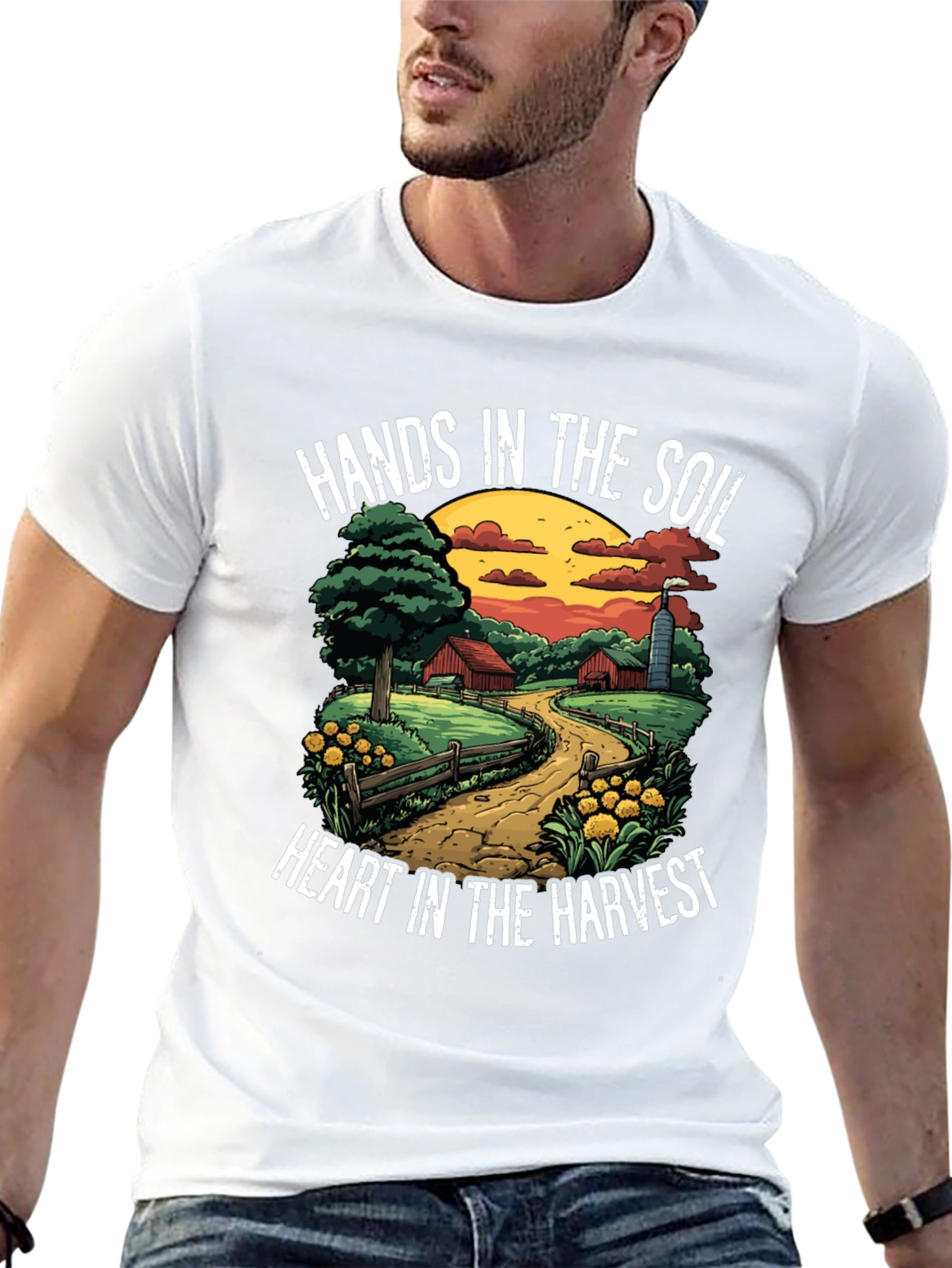 Hands in the Soil Farm Graphic Tee