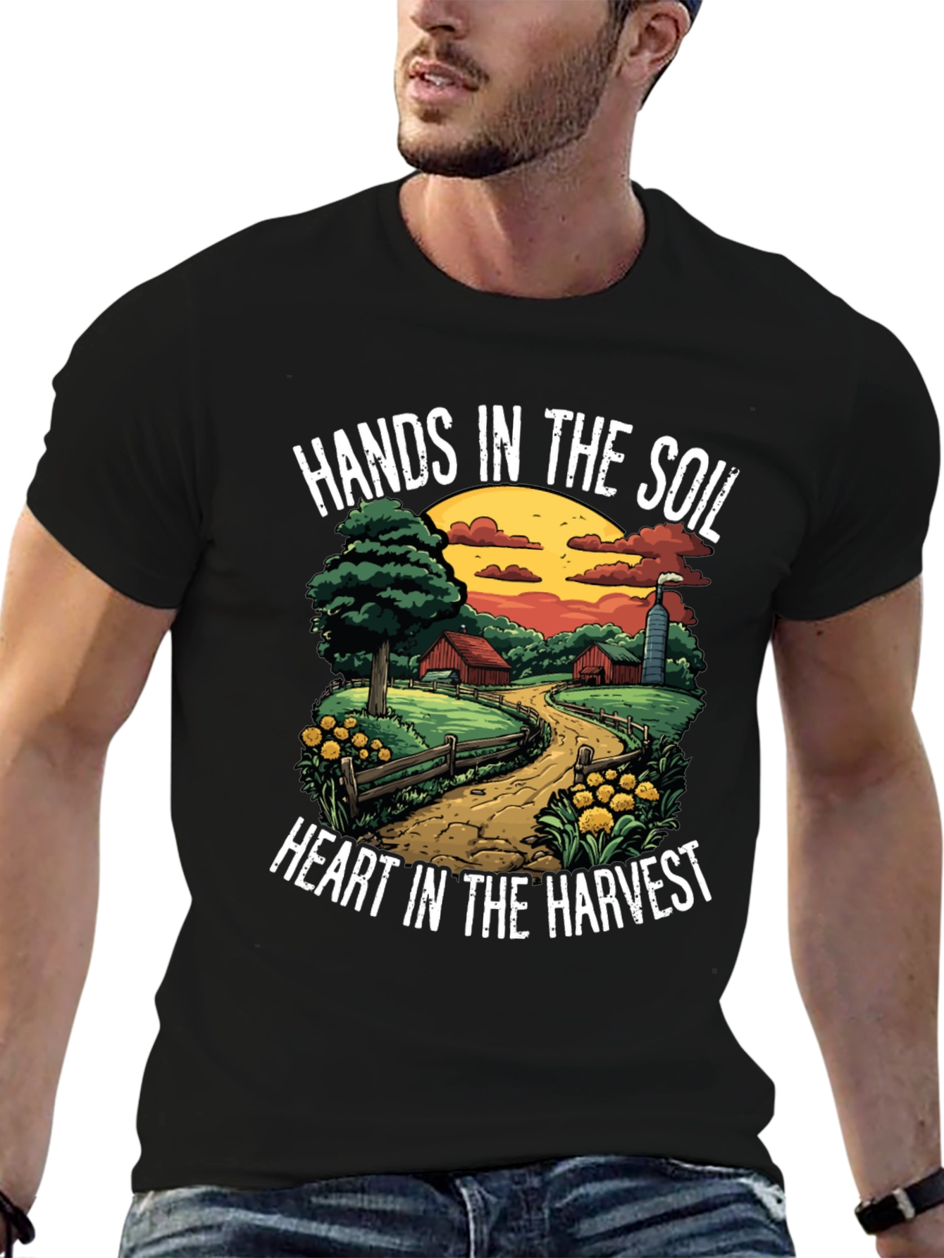 Hands in the Soil Farm Graphic Tee