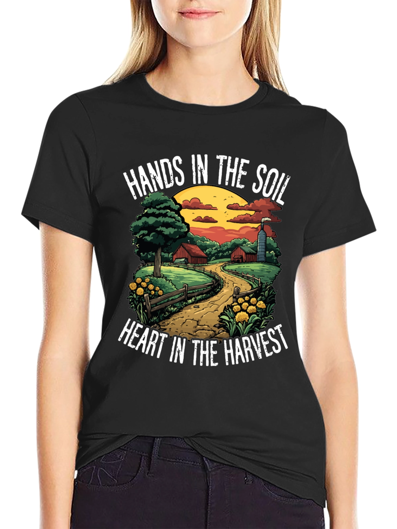 Hands in the Soil Farm Graphic Tee