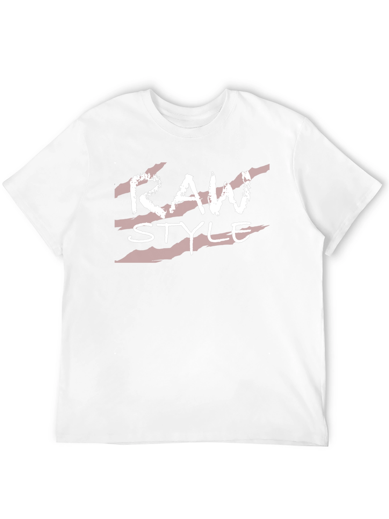 Raw Style Black Graphic T-Shirt
