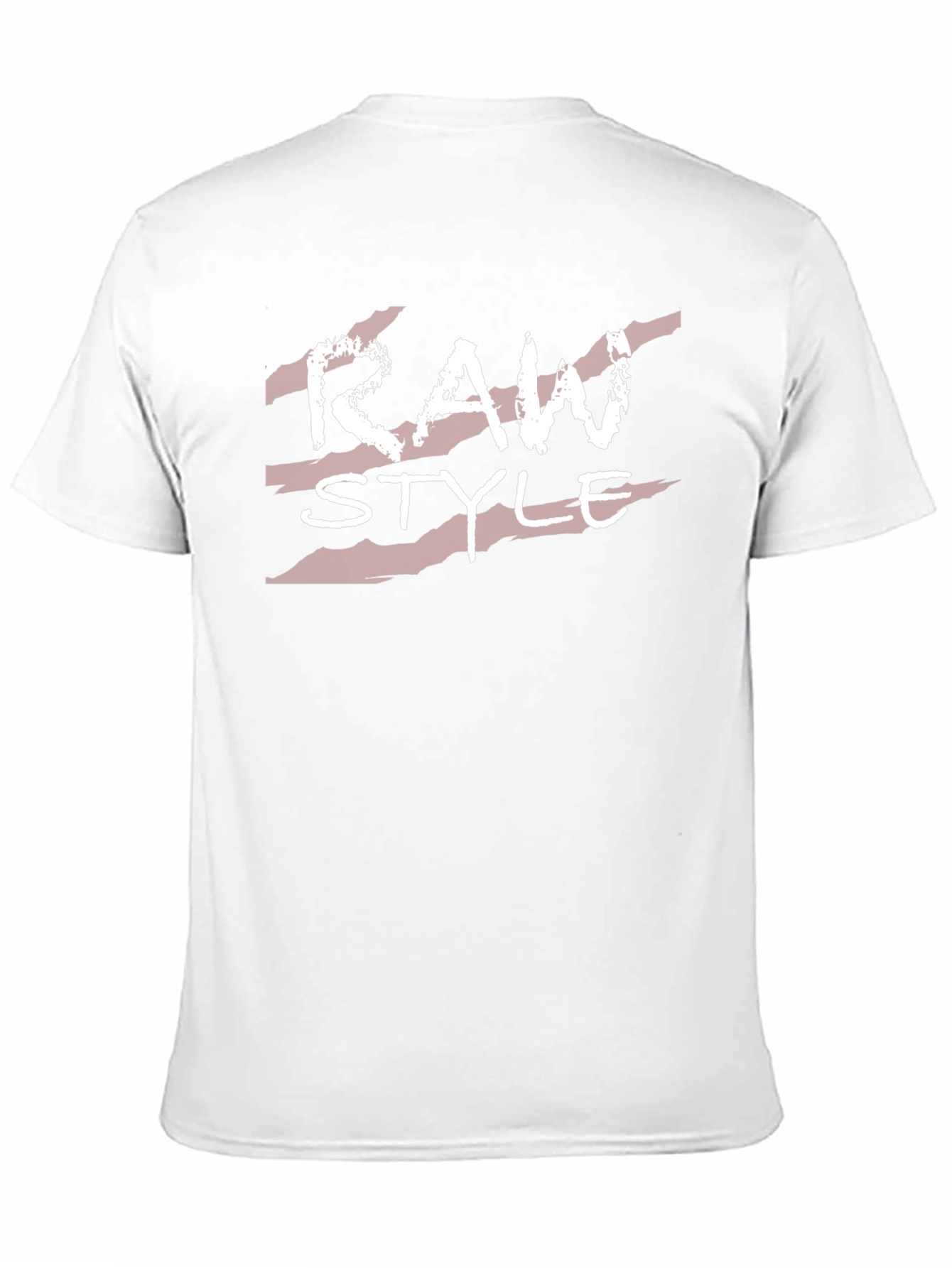 Raw Style Black Graphic T-Shirt