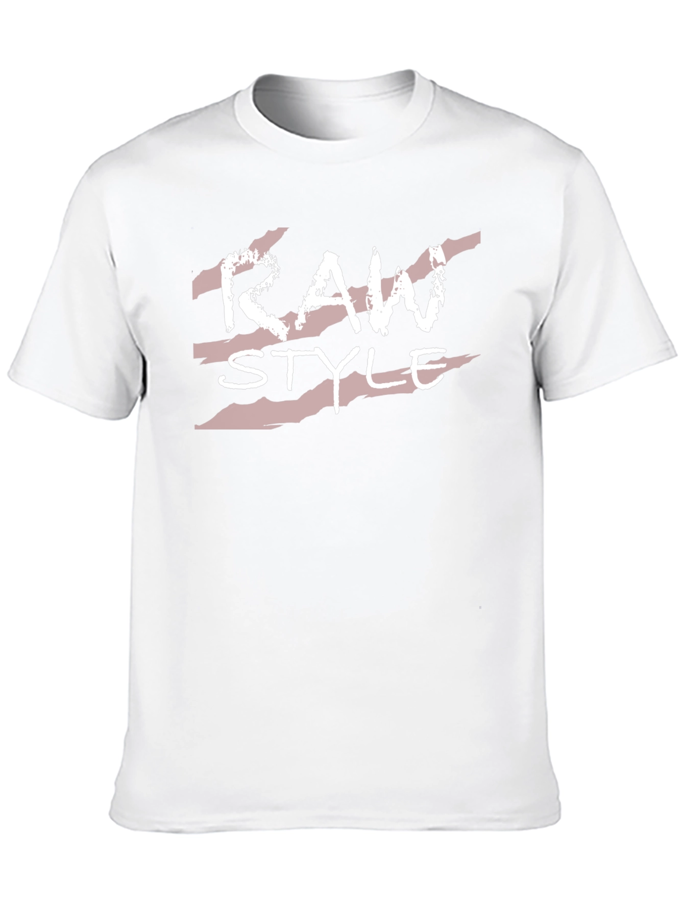 Raw Style Black Graphic T-Shirt