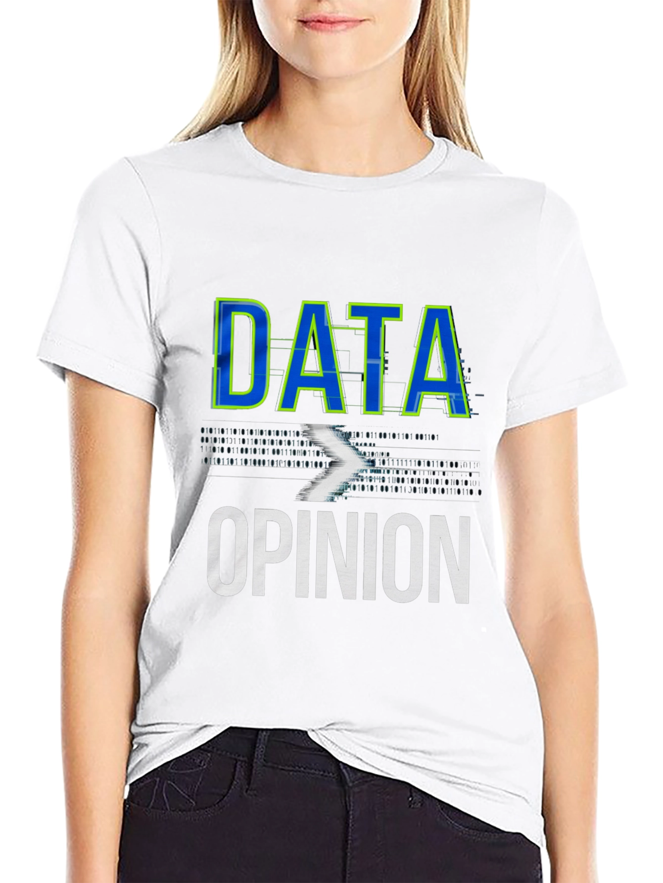 Data Over Opinion Graphic T-Shirt