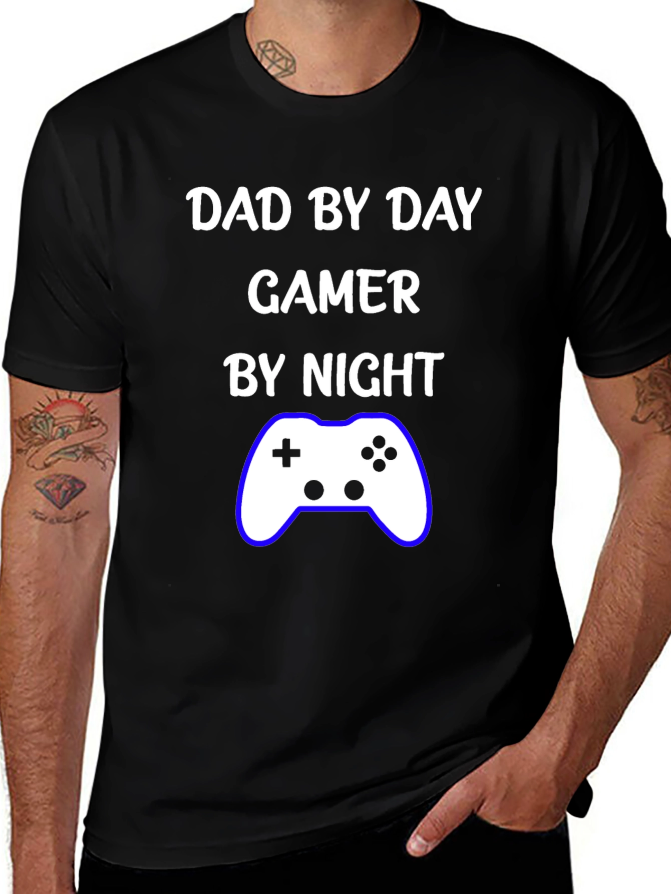 Dad By Day Gamer By Night T-Shirt