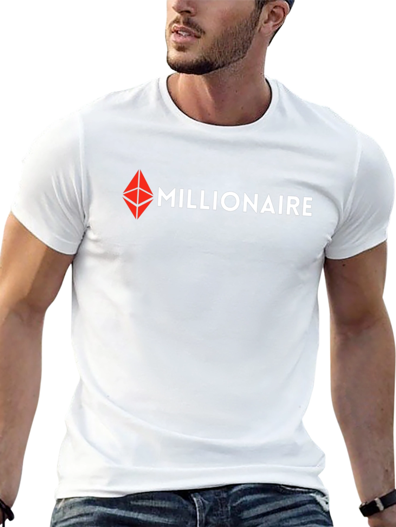 Millionaire Crypto T-Shirt - Ethereum Logo
