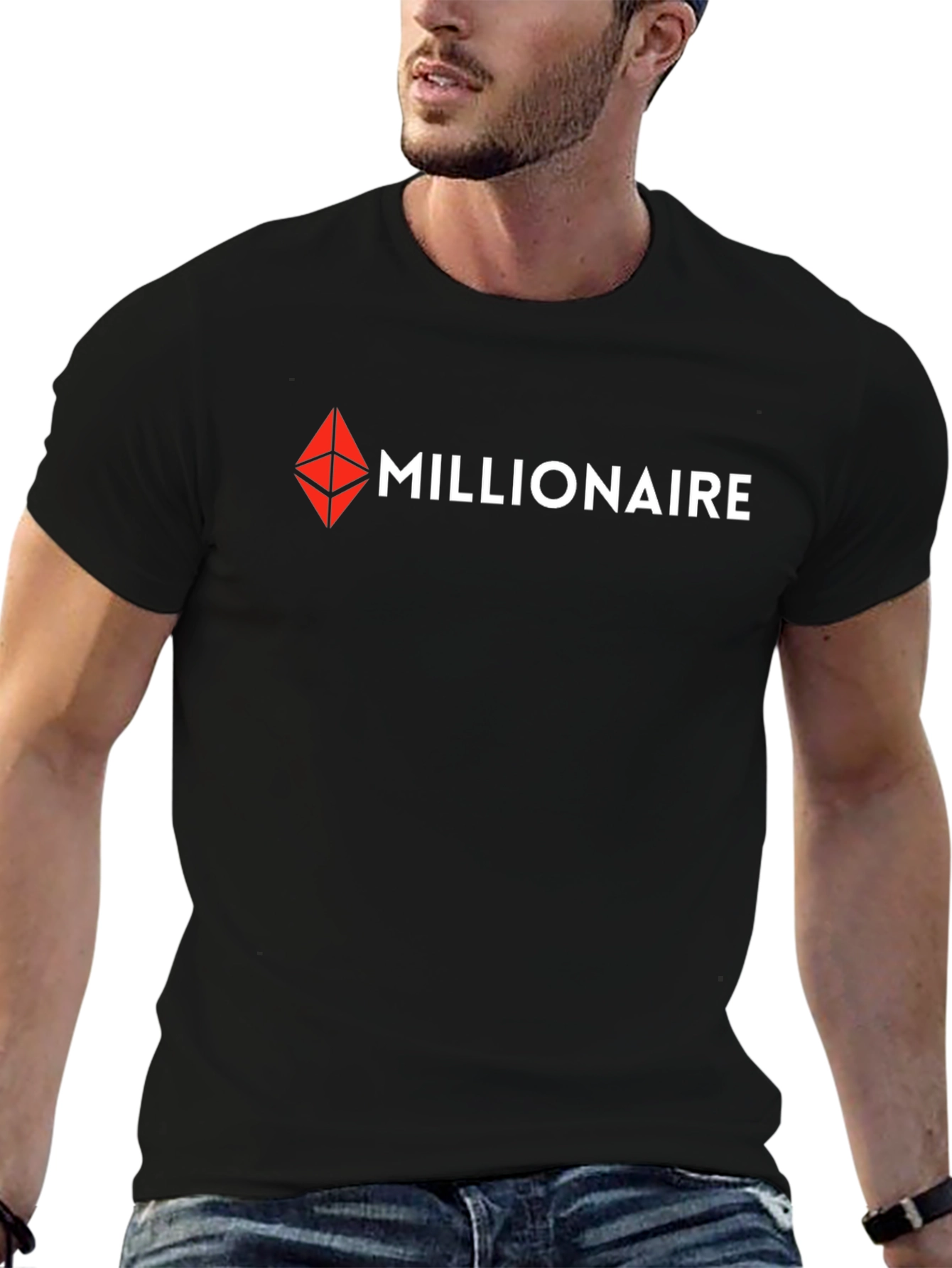Millionaire Crypto T-Shirt - Ethereum Logo
