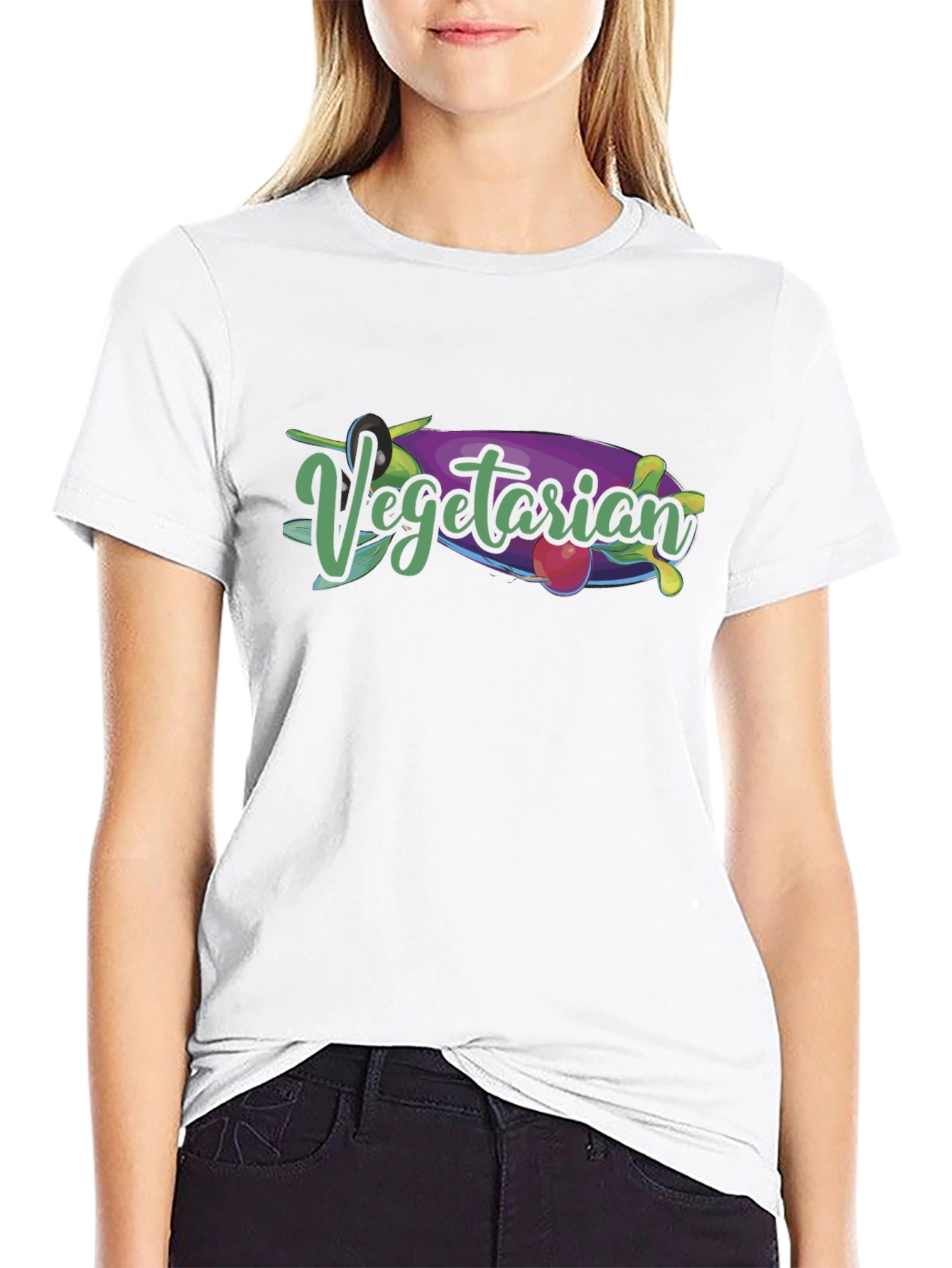 Vegetarian T-Shirt - Stylish Vegan Graphic Tee