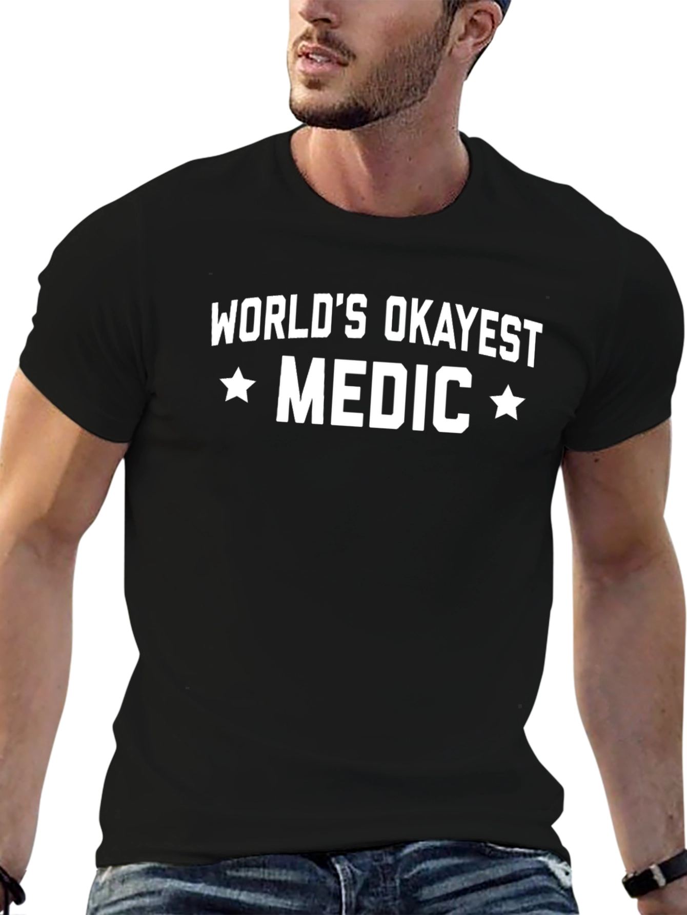 Worlds Okayest Medic Graphic T-Shirt