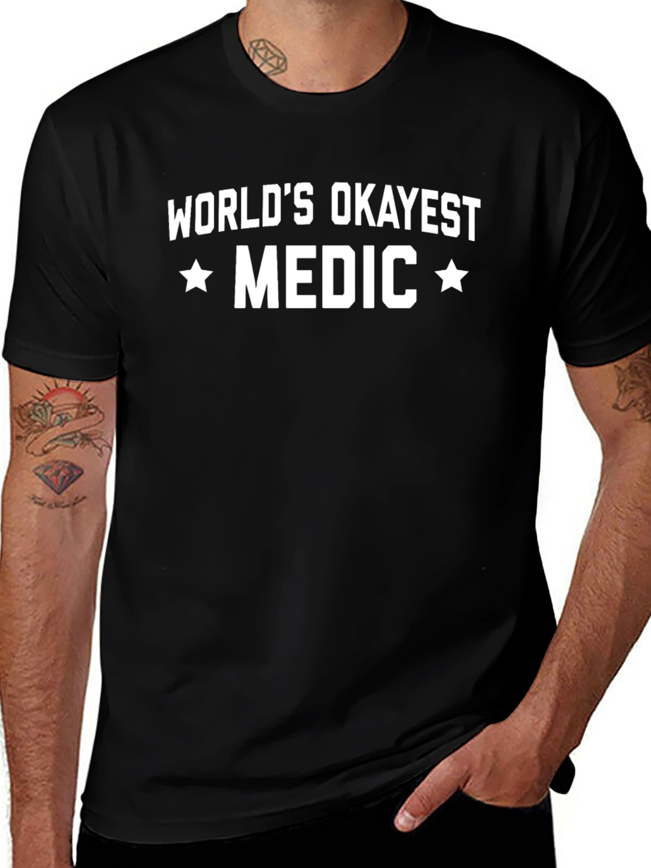 Worlds Okayest Medic Graphic T-Shirt
