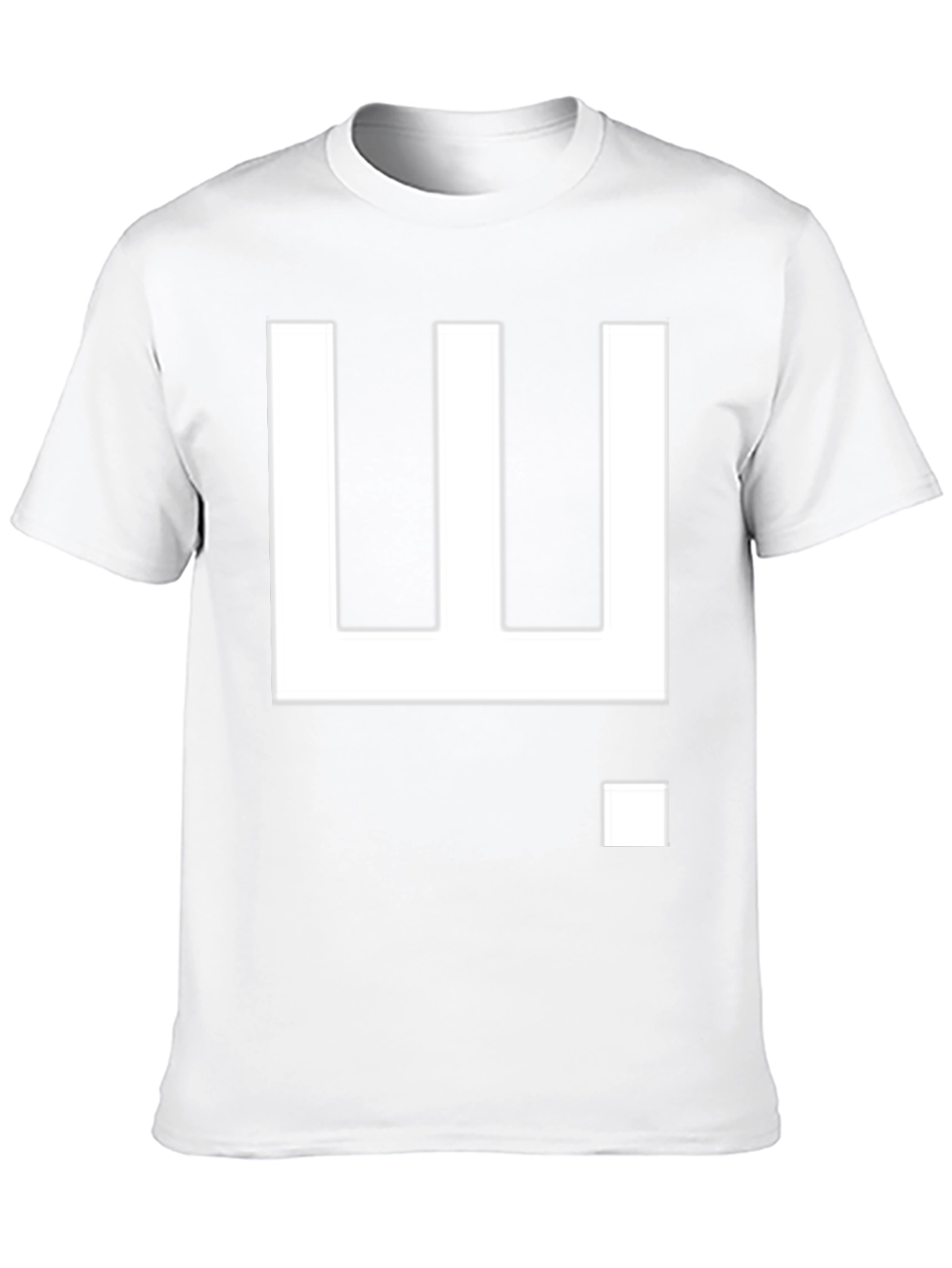 Geometric Minimalist Black T-Shirt