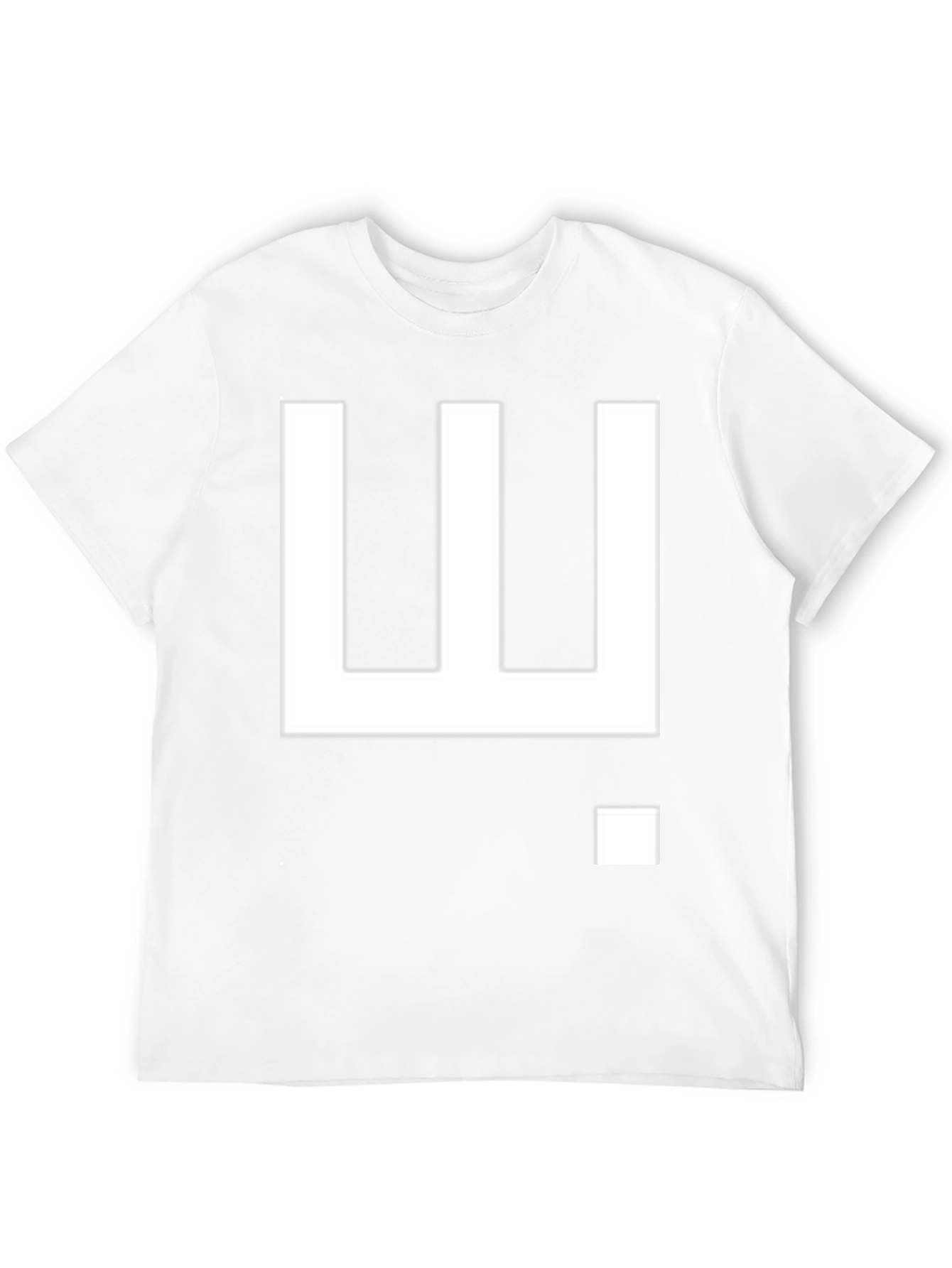 Geometric Minimalist Black T-Shirt