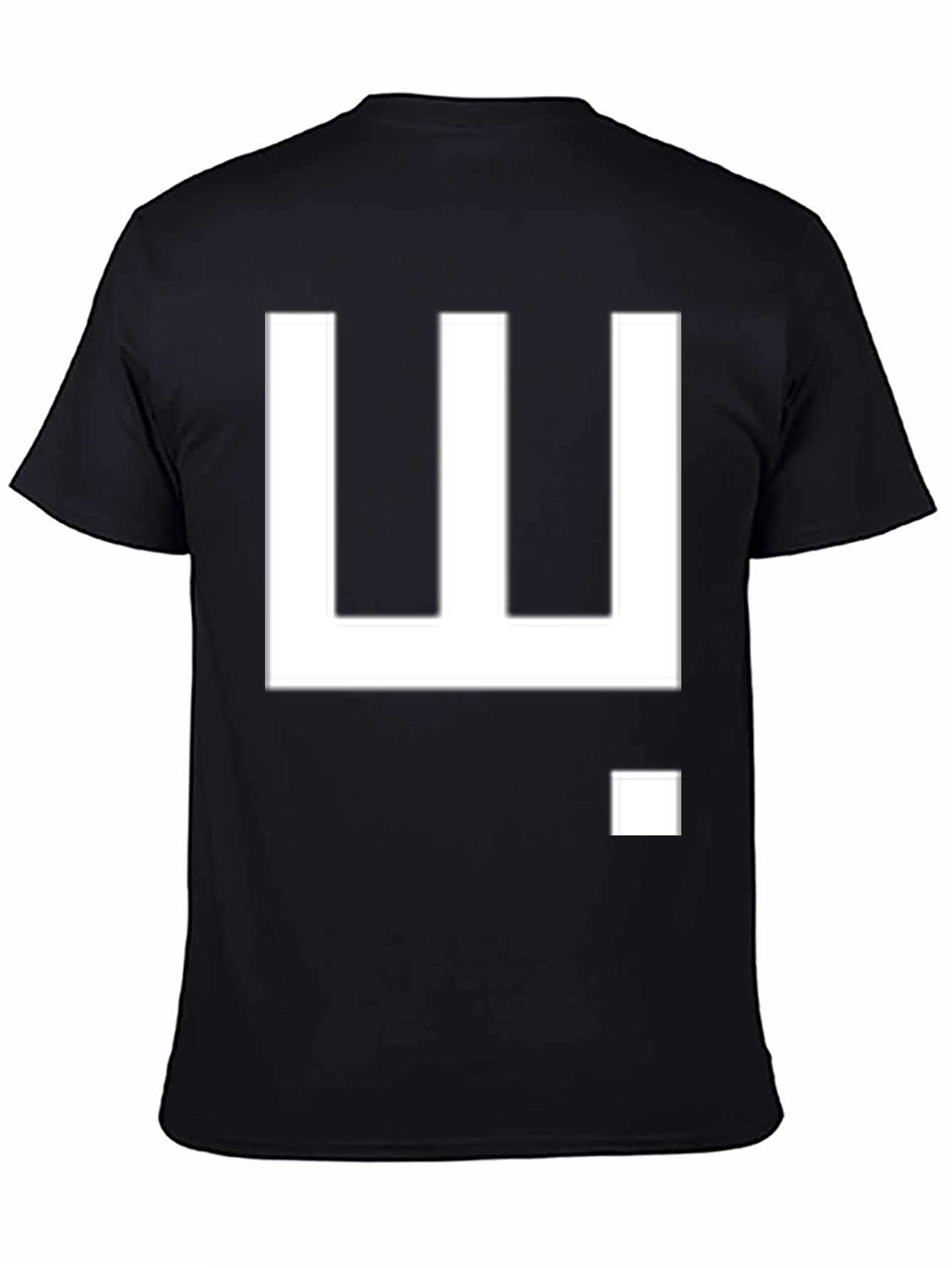 Geometric Minimalist Black T-Shirt