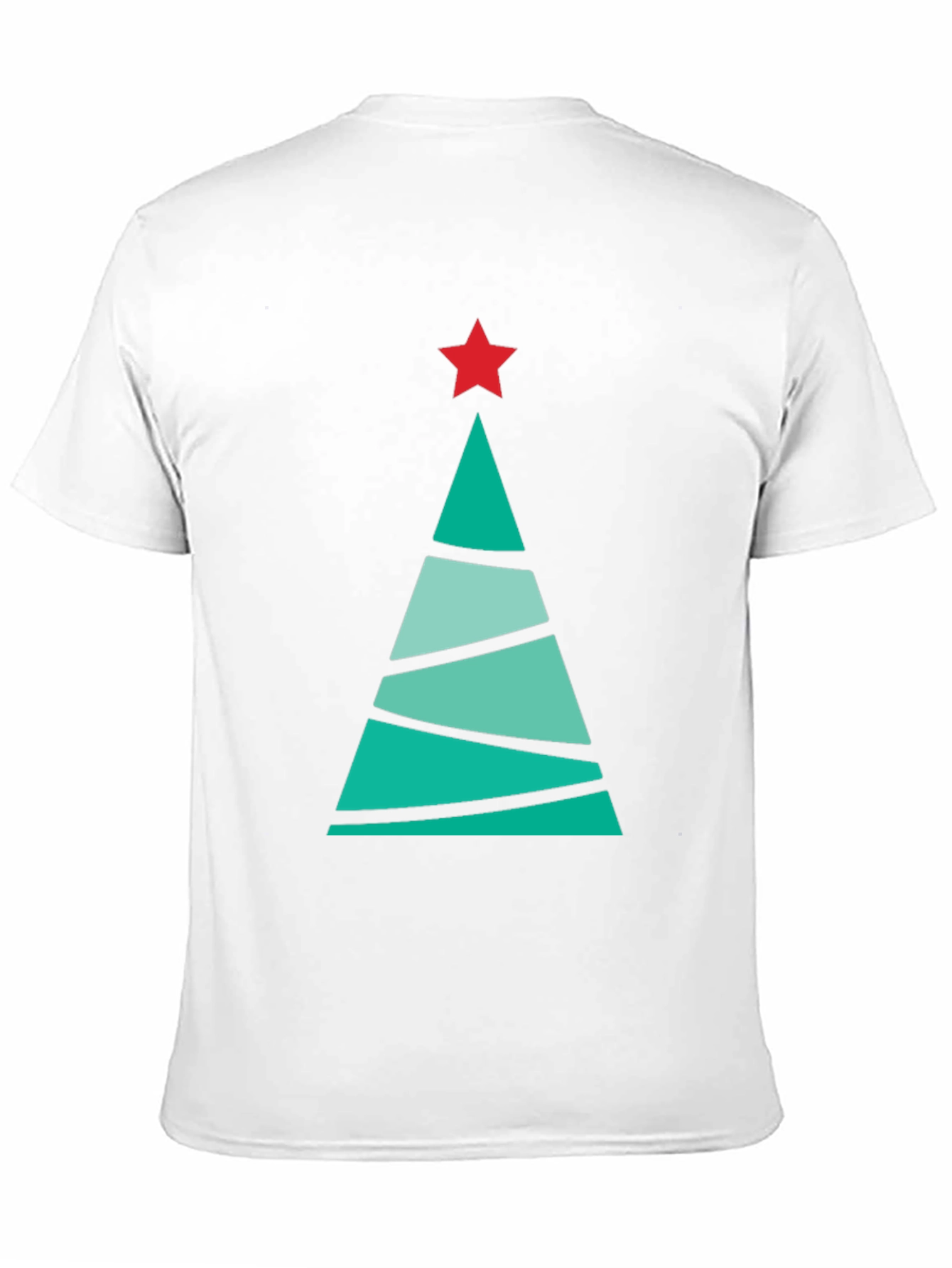 Festive Christmas Tree Graphic Tee - Holiday Cheer