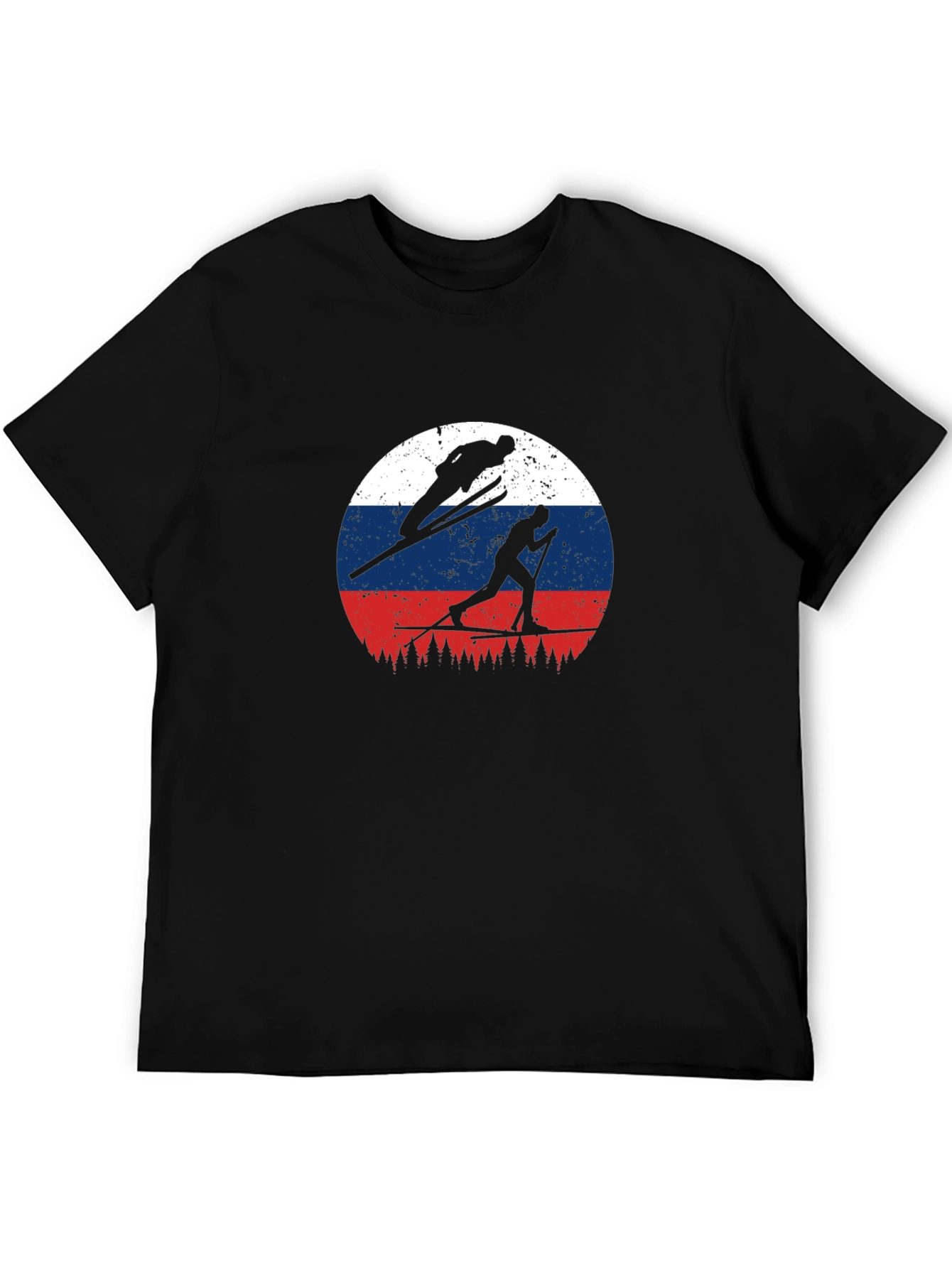 Retro Russia Ski T-Shirt