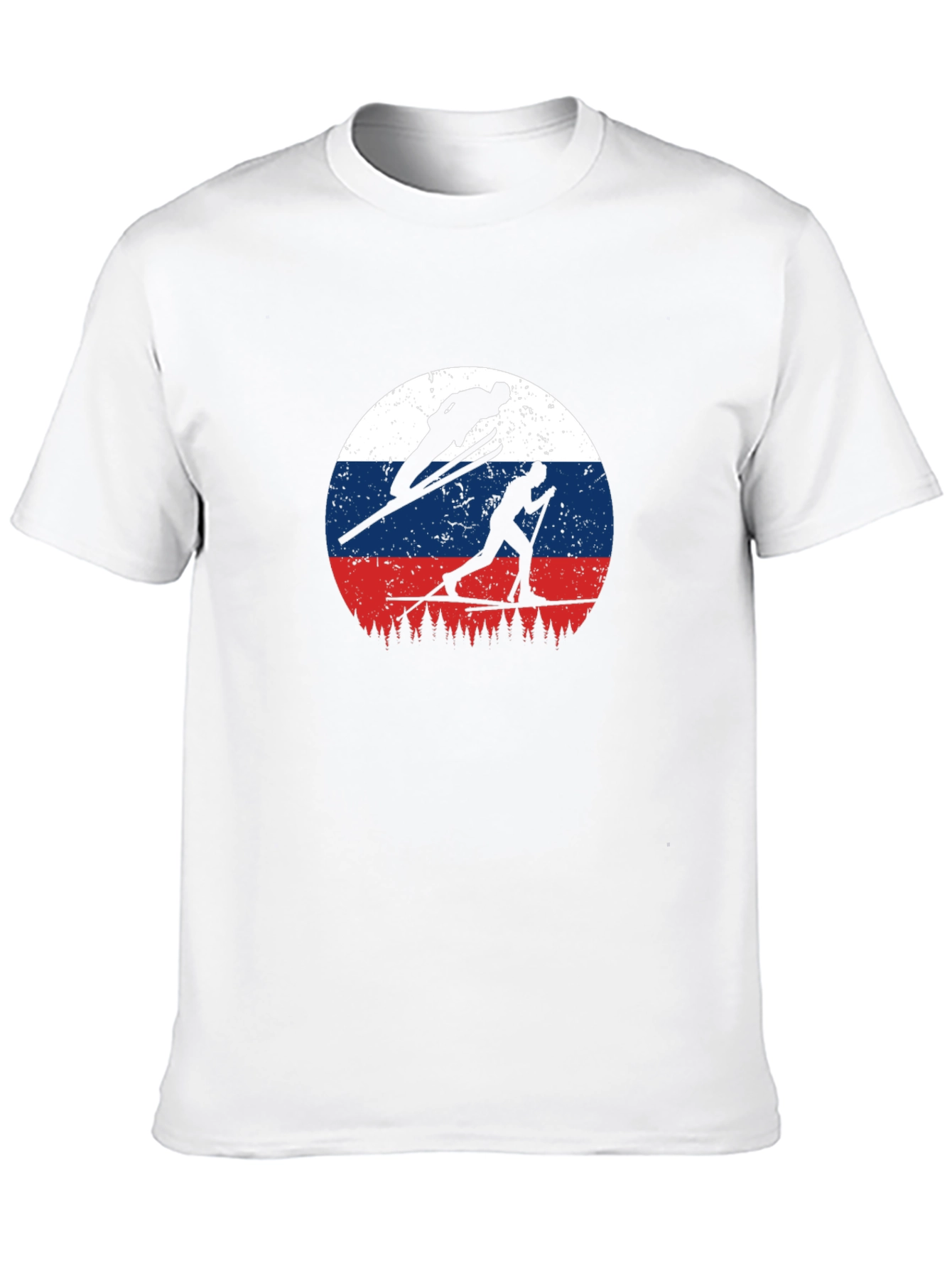 Retro Russia Ski T-Shirt