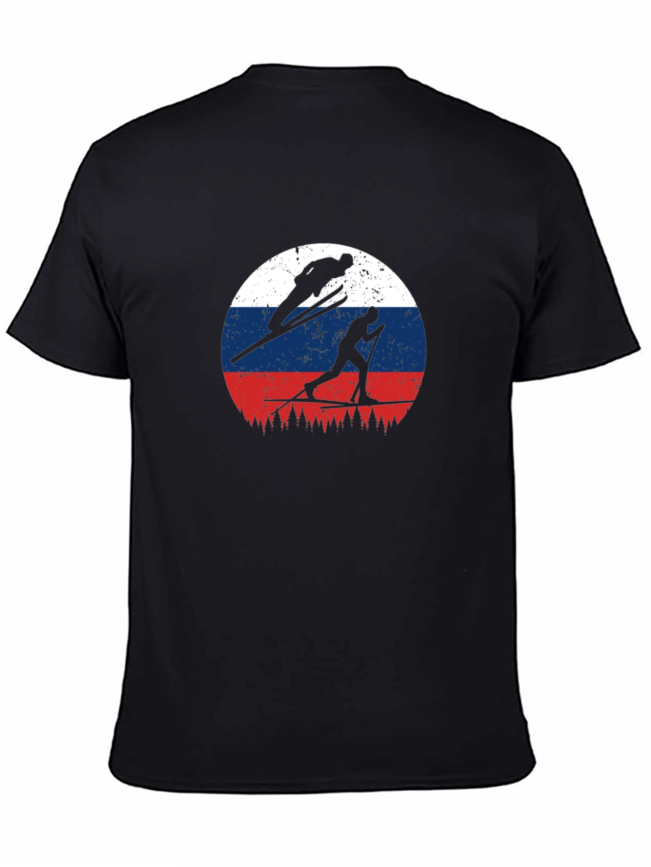 Retro Russia Ski T-Shirt