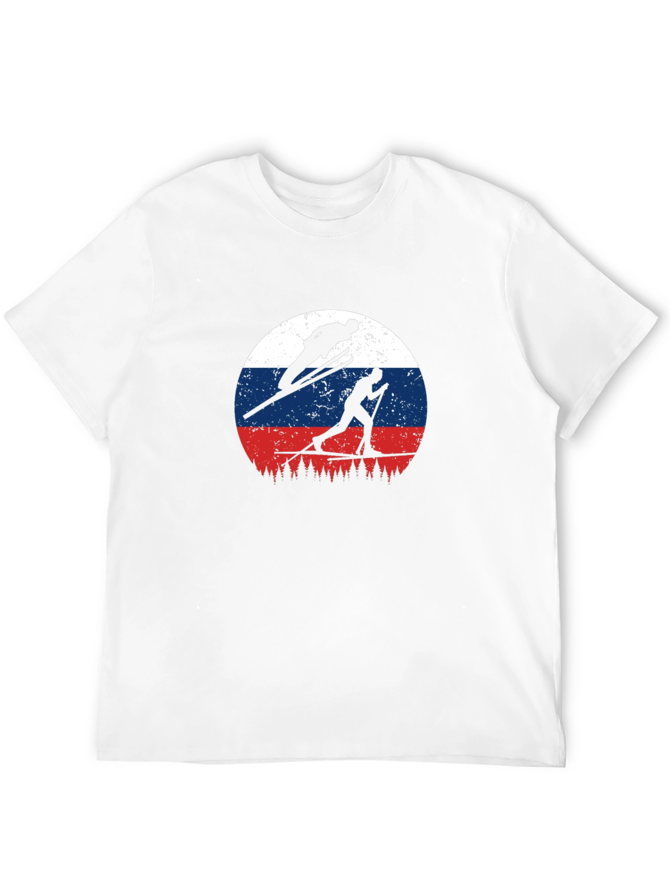 Retro Russia Ski T-Shirt