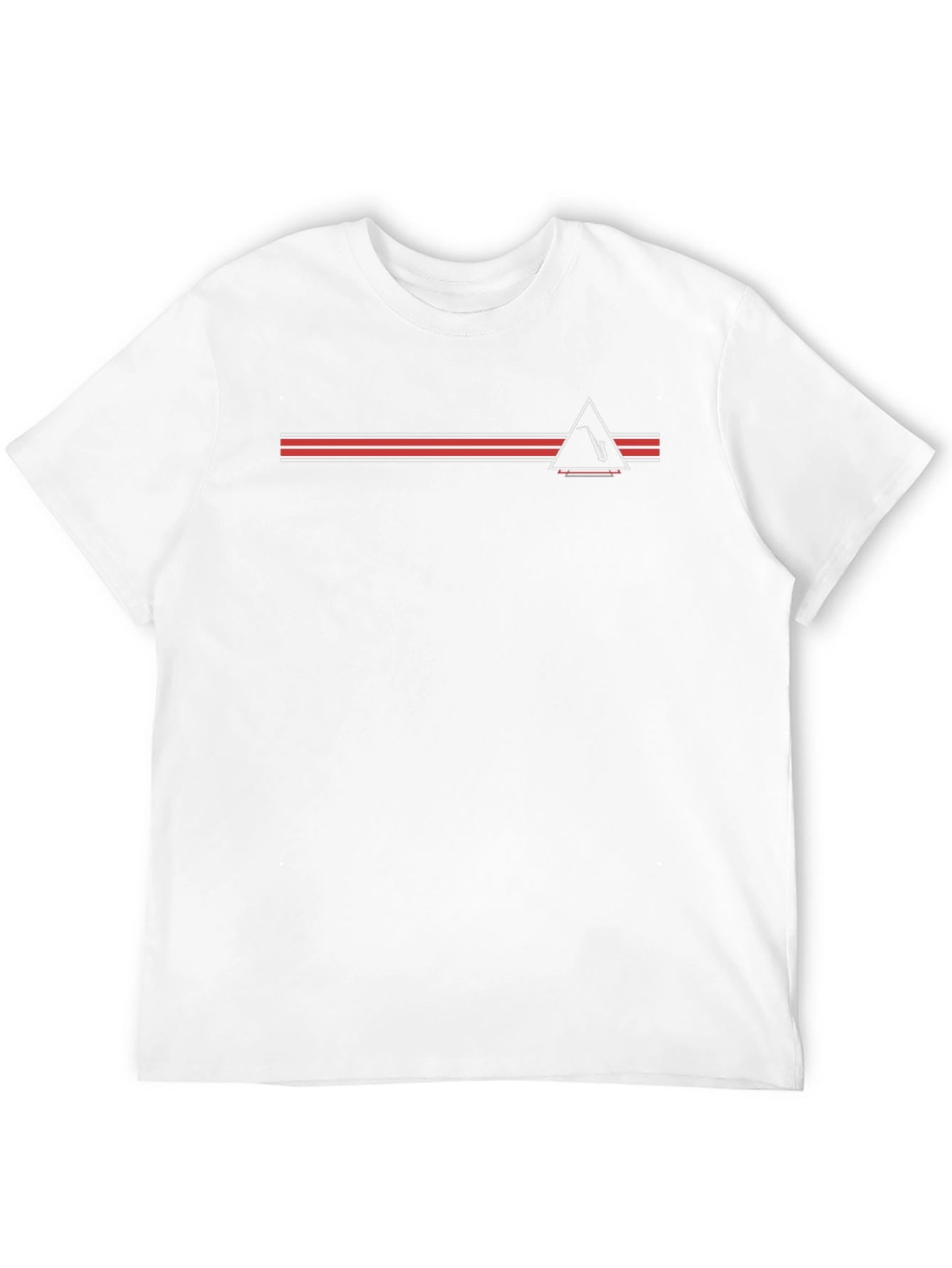 Retro Saxophone Triangle Graphic Tee - Black