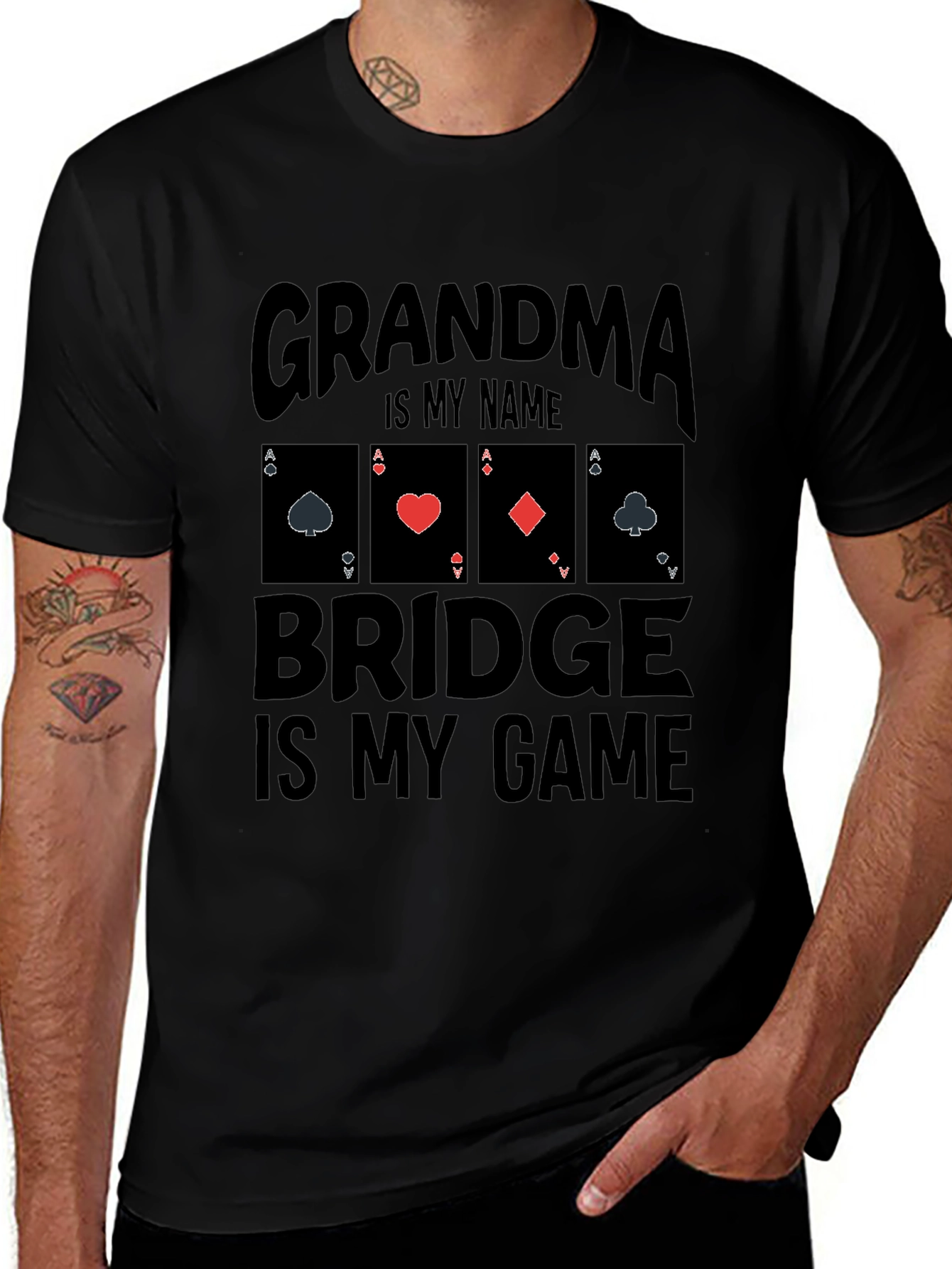 Grandma Bridge Game T-Shirt