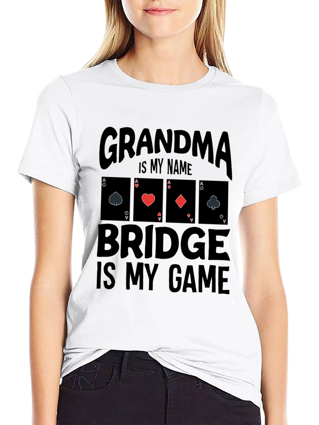Grandma Bridge Game T-Shirt
