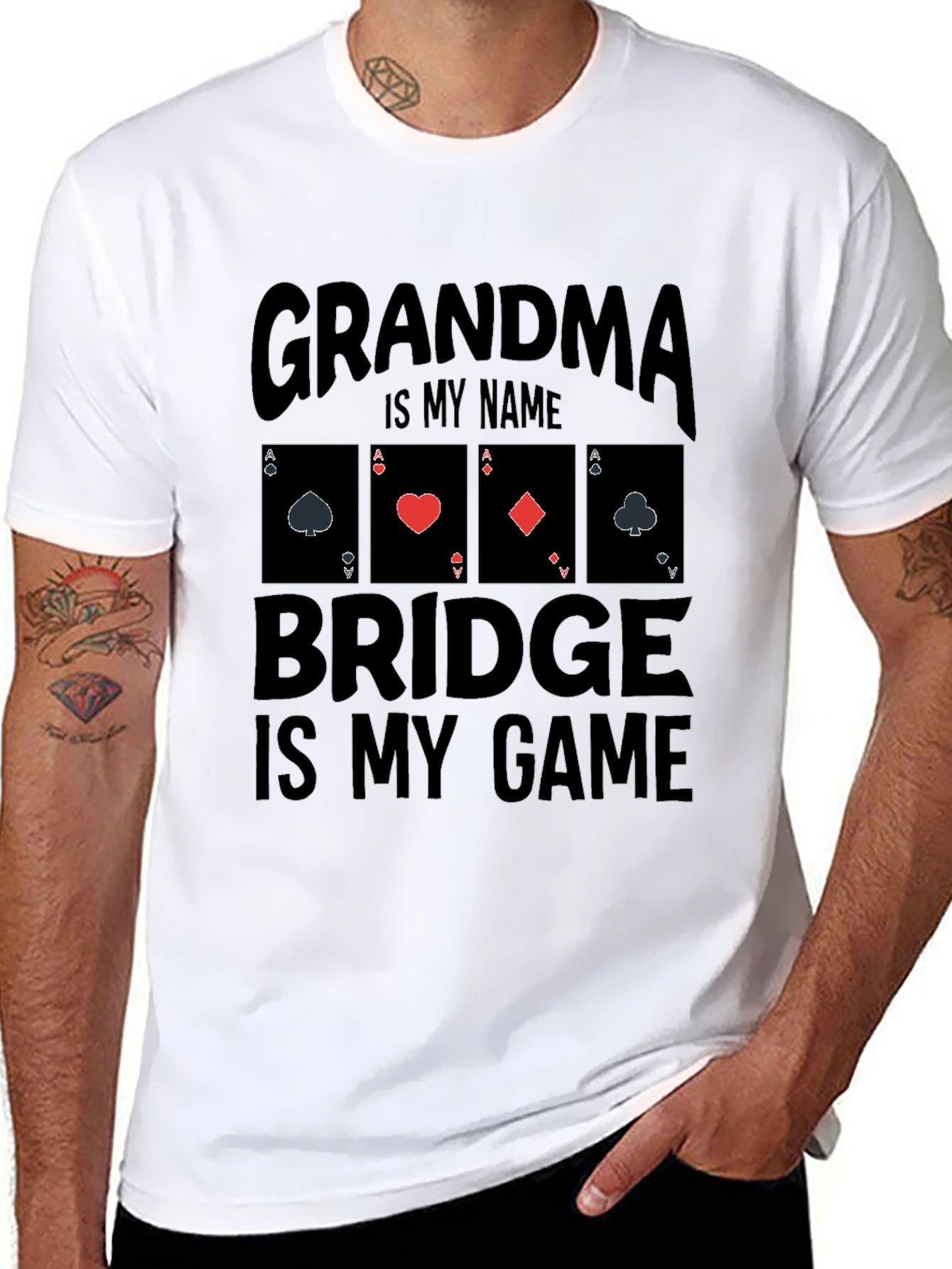 Grandma Bridge Game T-Shirt