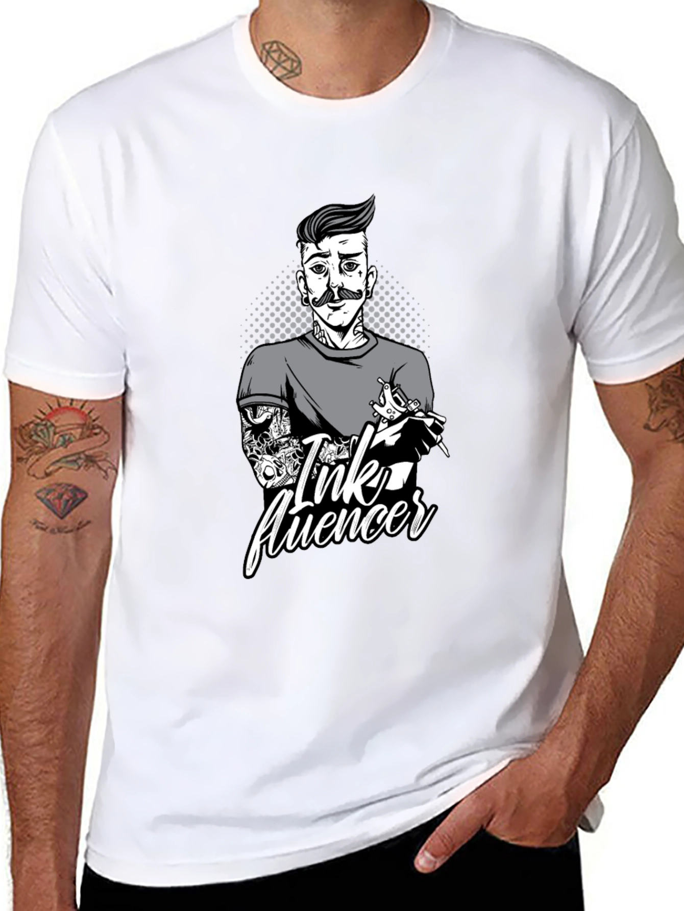 Ink Influencer Graphic Tee - Tattoo Artist T-Shirt