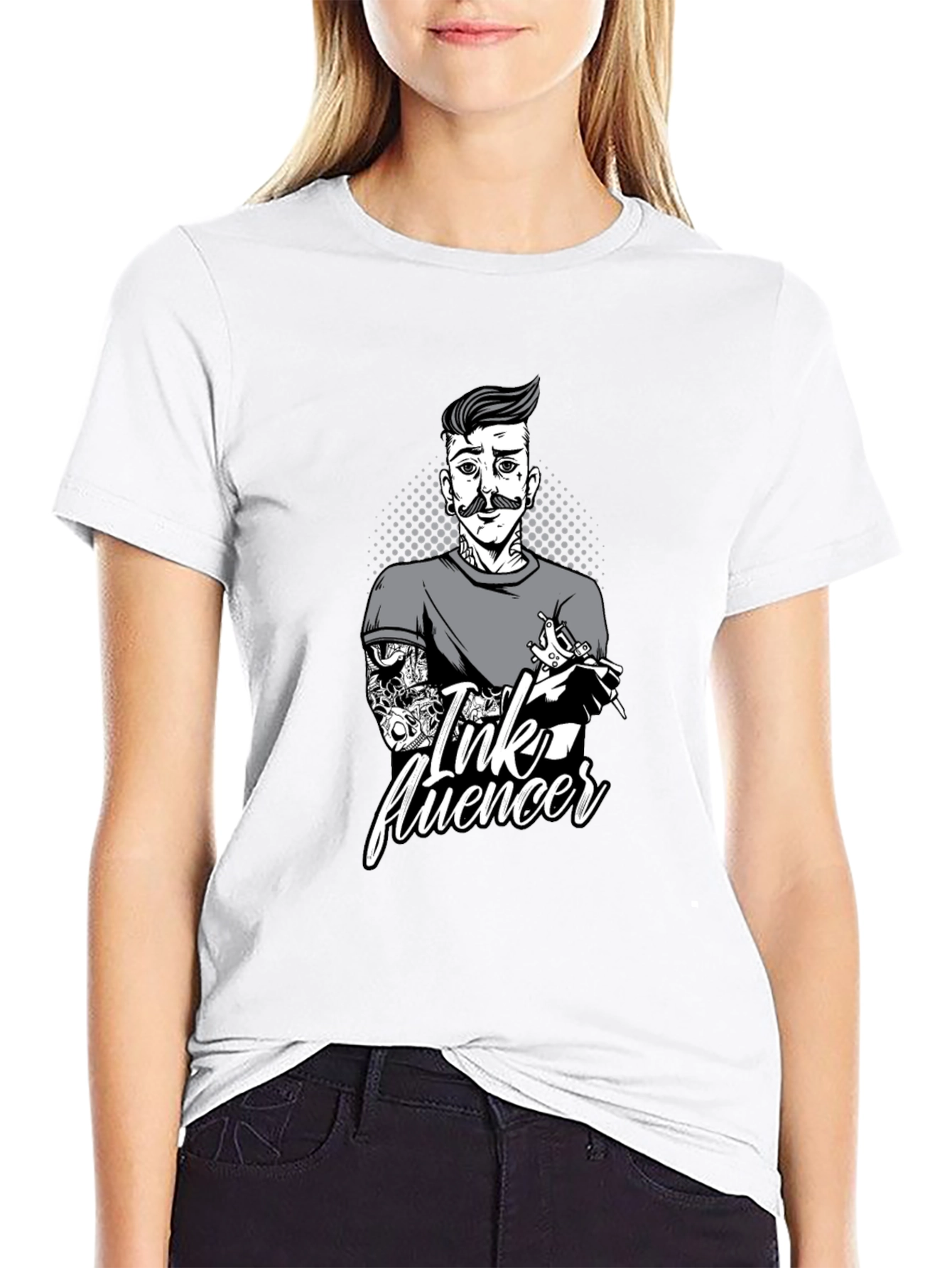 Ink Influencer Graphic Tee - Tattoo Artist T-Shirt