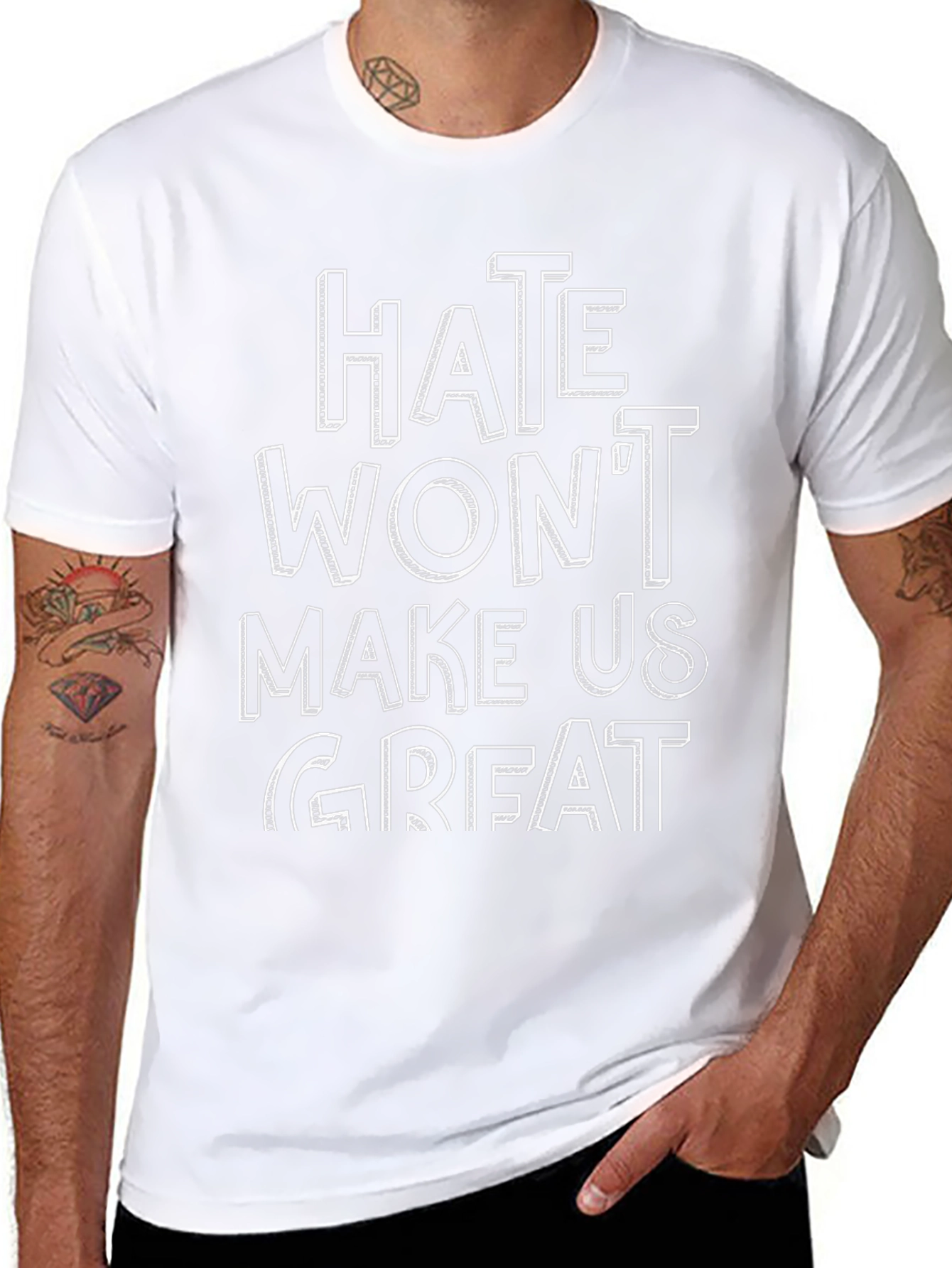 Hate Wont Make Us Great Graphic Tee