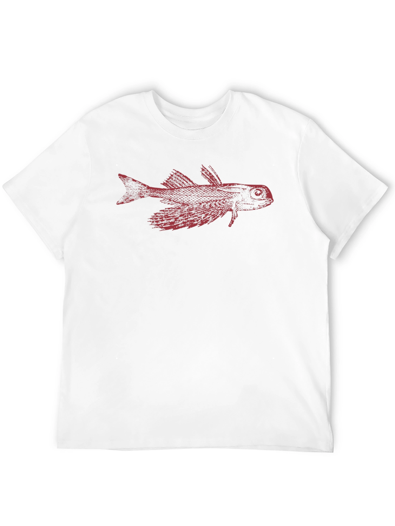 Cool Fish Graphic Tee - Black Casual Shirt