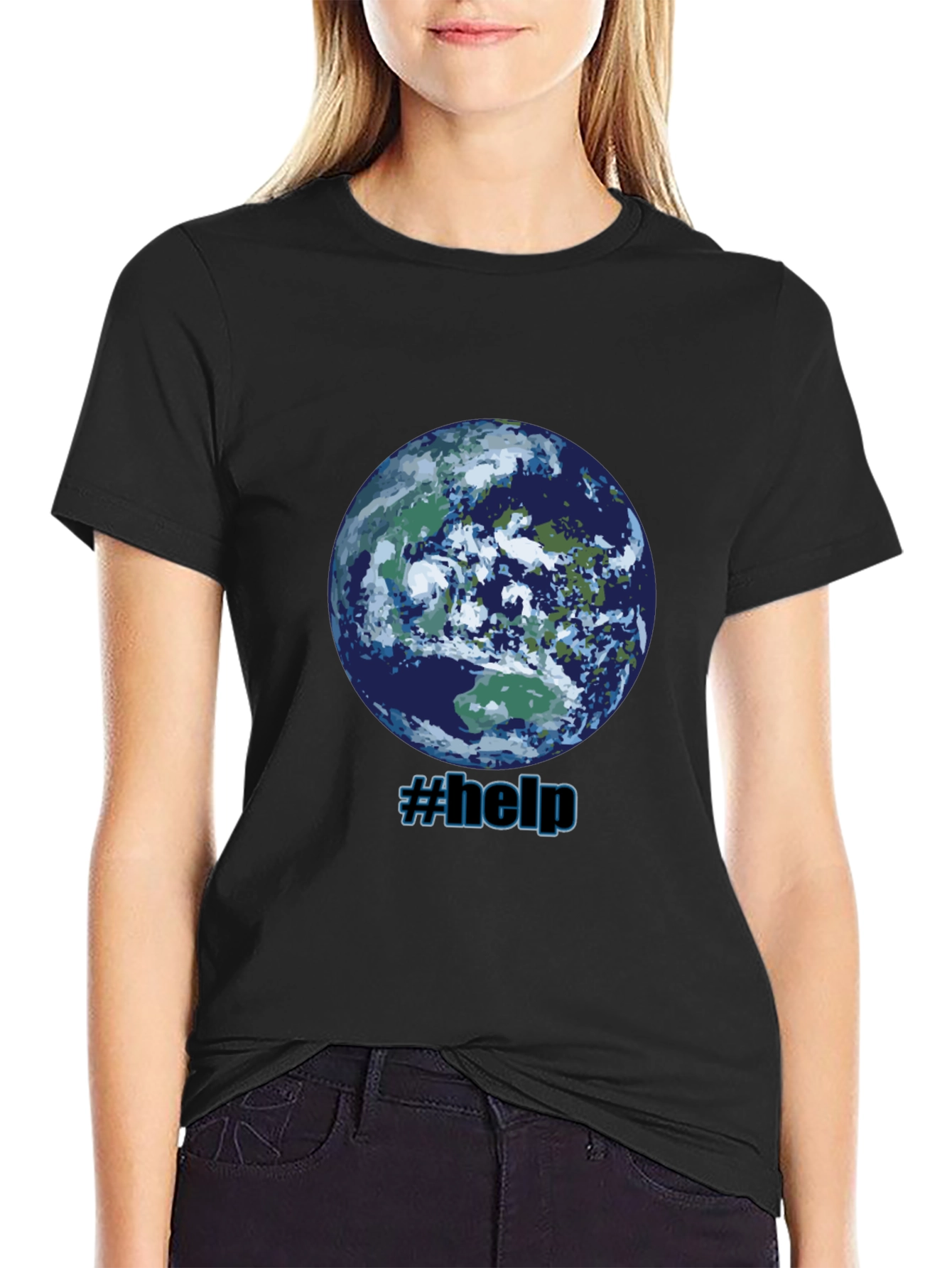 Earth Graphic Tee - Help Save the Planet