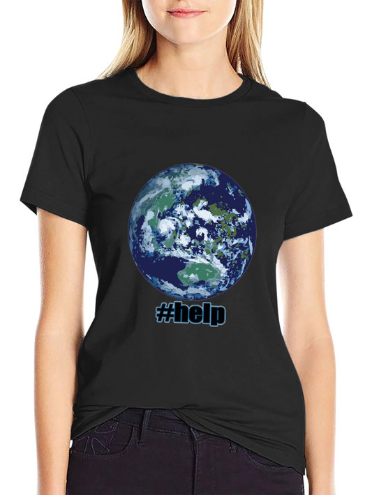 Earth Graphic Tee - Help Save the Planet