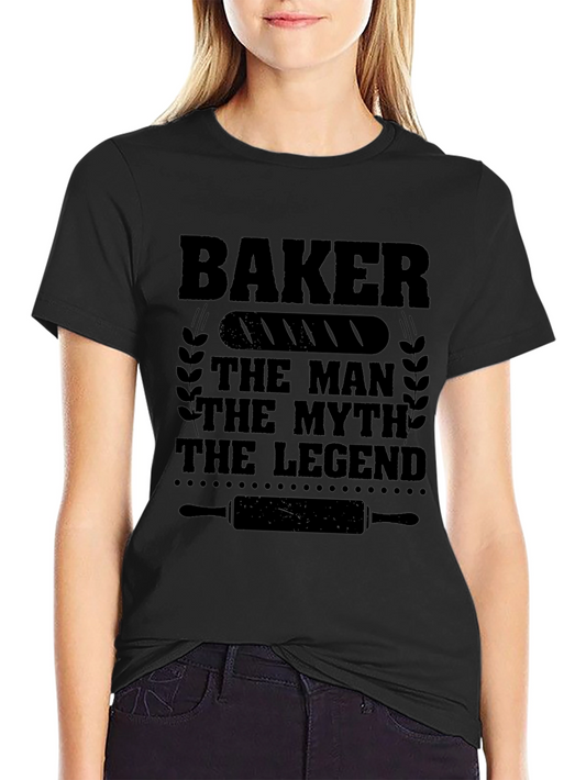 Baker Man Myth Legend Graphic T-Shirt