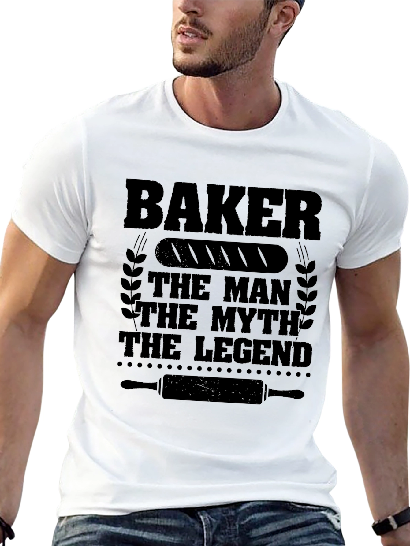 Baker Man Myth Legend Graphic T-Shirt
