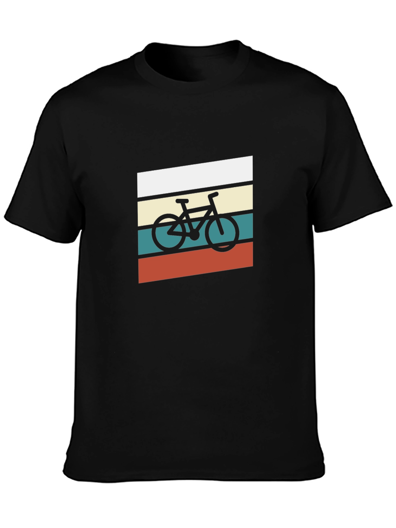 Retro Bicycle Graphic Tee - Cool & Comfortable