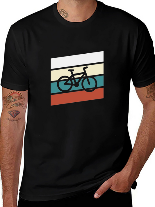 Retro Bicycle Graphic Tee - Cool & Comfortable