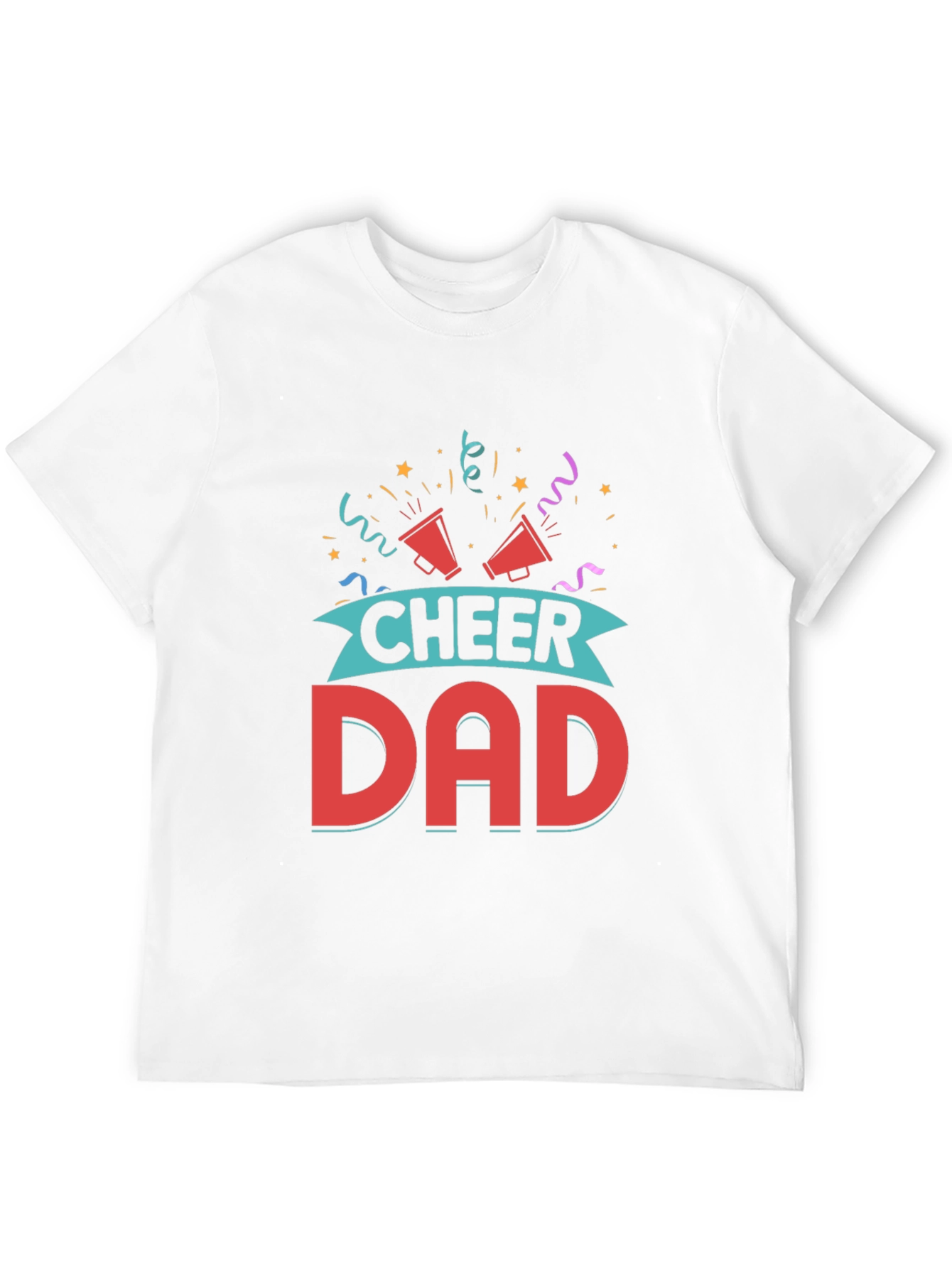 Cheer Dad Graphic Tee - Black Cotton