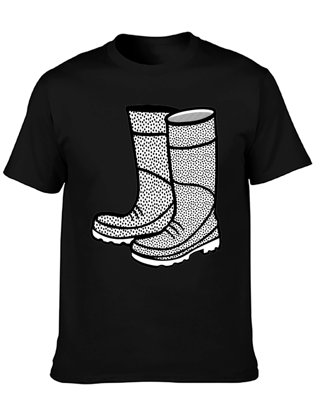 Graphic Tee: Rain Boots Design