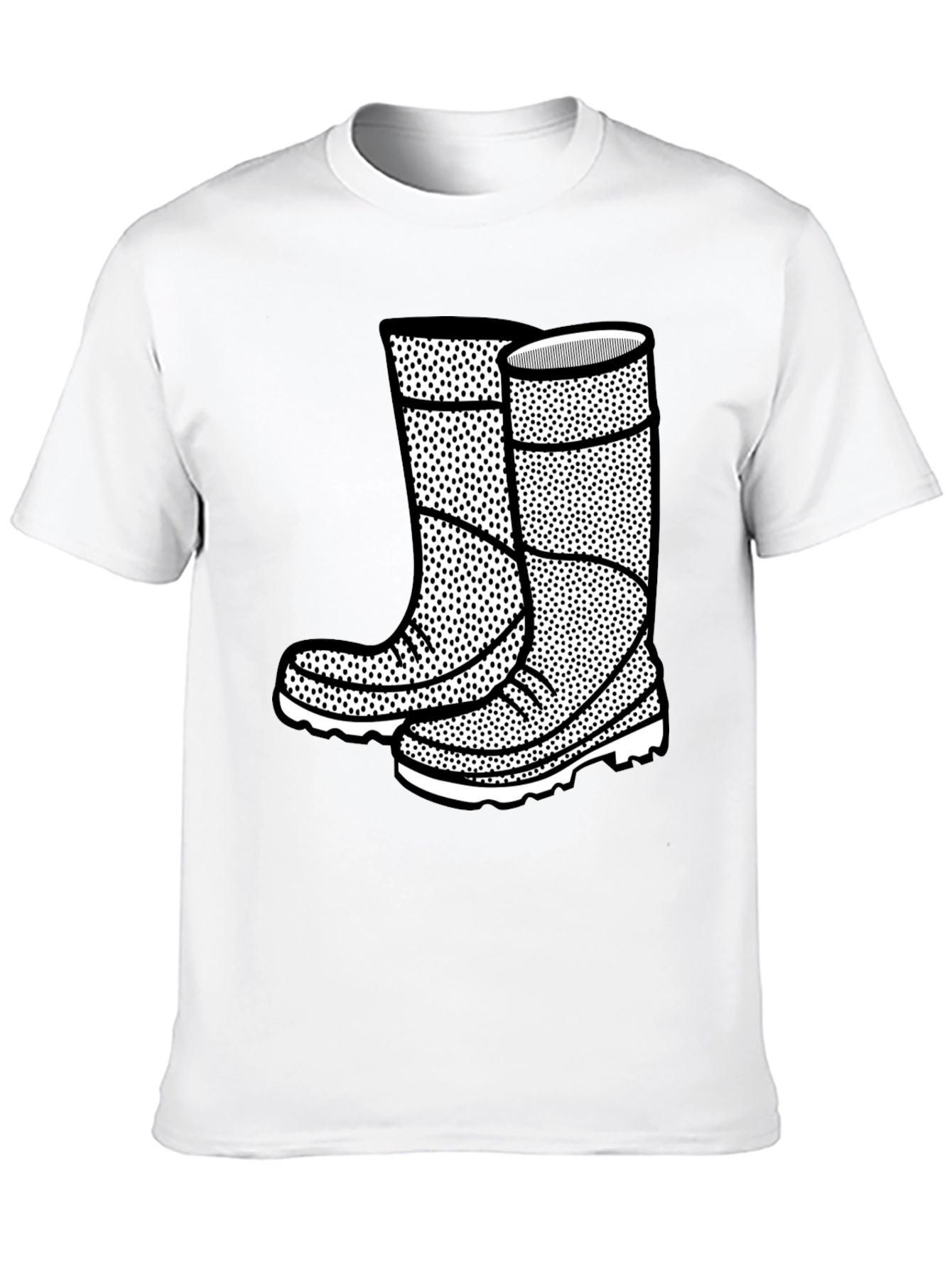 Graphic Tee: Rain Boots Design