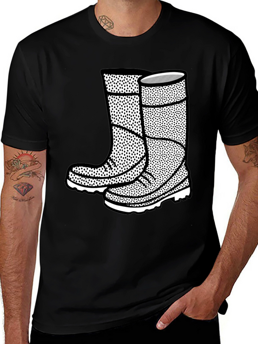 Graphic Tee: Rain Boots Design