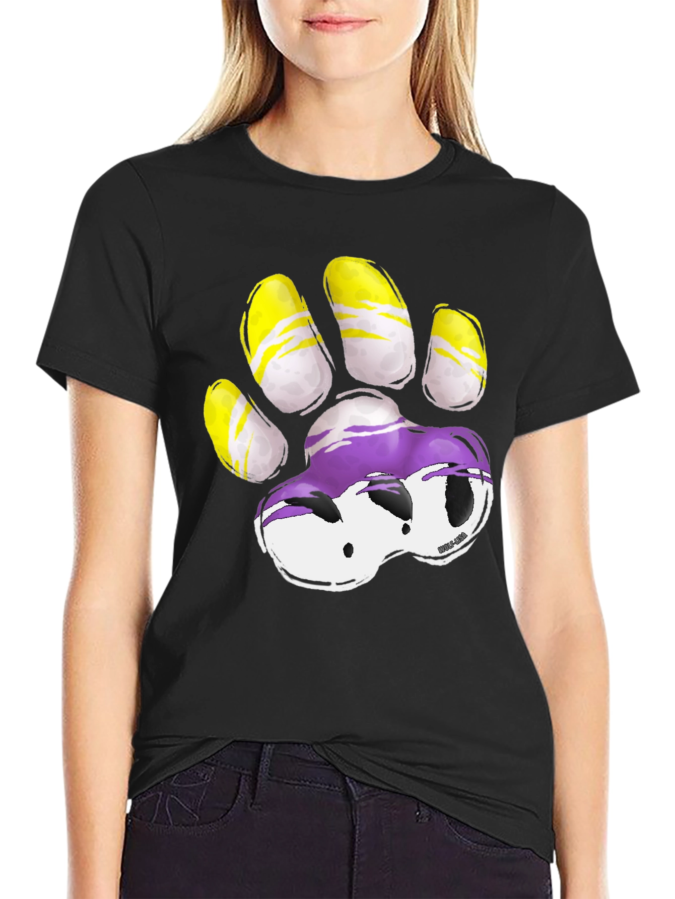 Paw Print T-Shirt - Stylish Animal Lover Tee