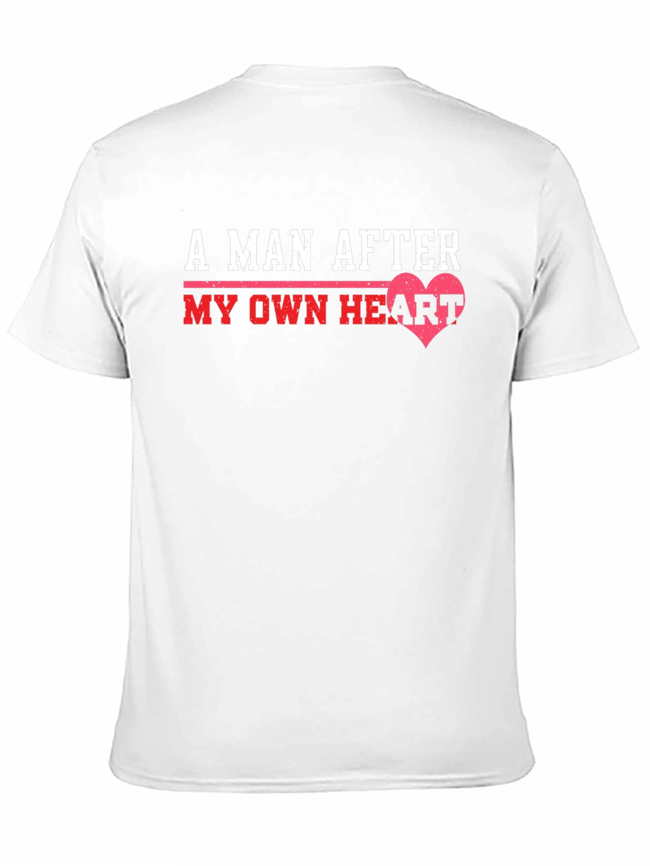 A Man After My Own Heart Black Graphic Tee
