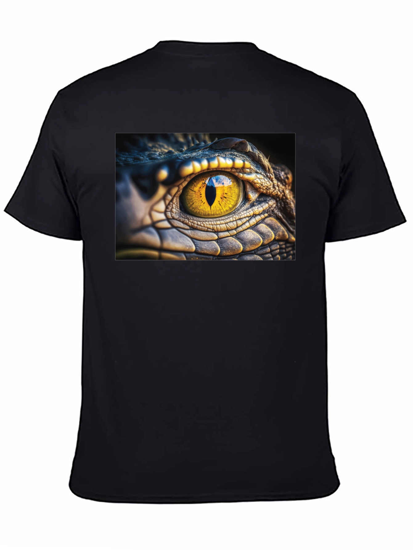 Crocodile Eye Graphic T-Shirt - Unique Animal Print