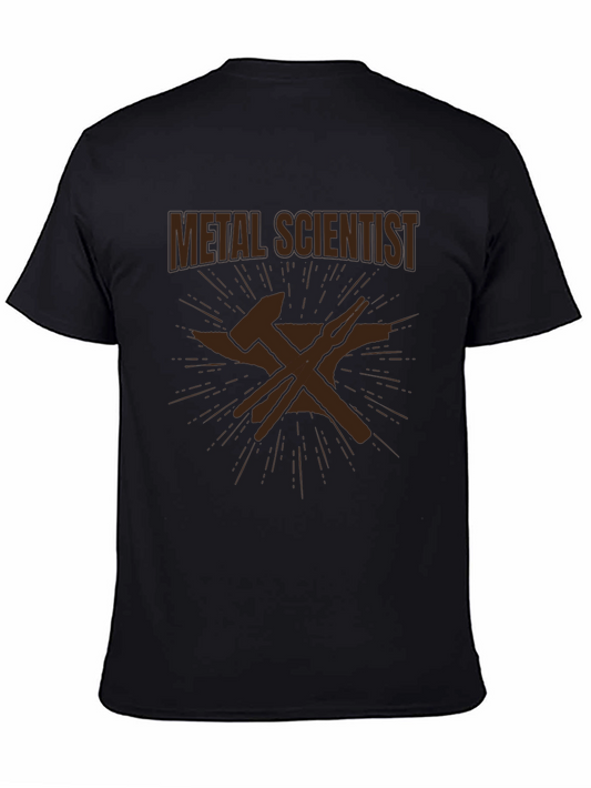 Metal Scientist T-Shirt - Black Graphic Tee