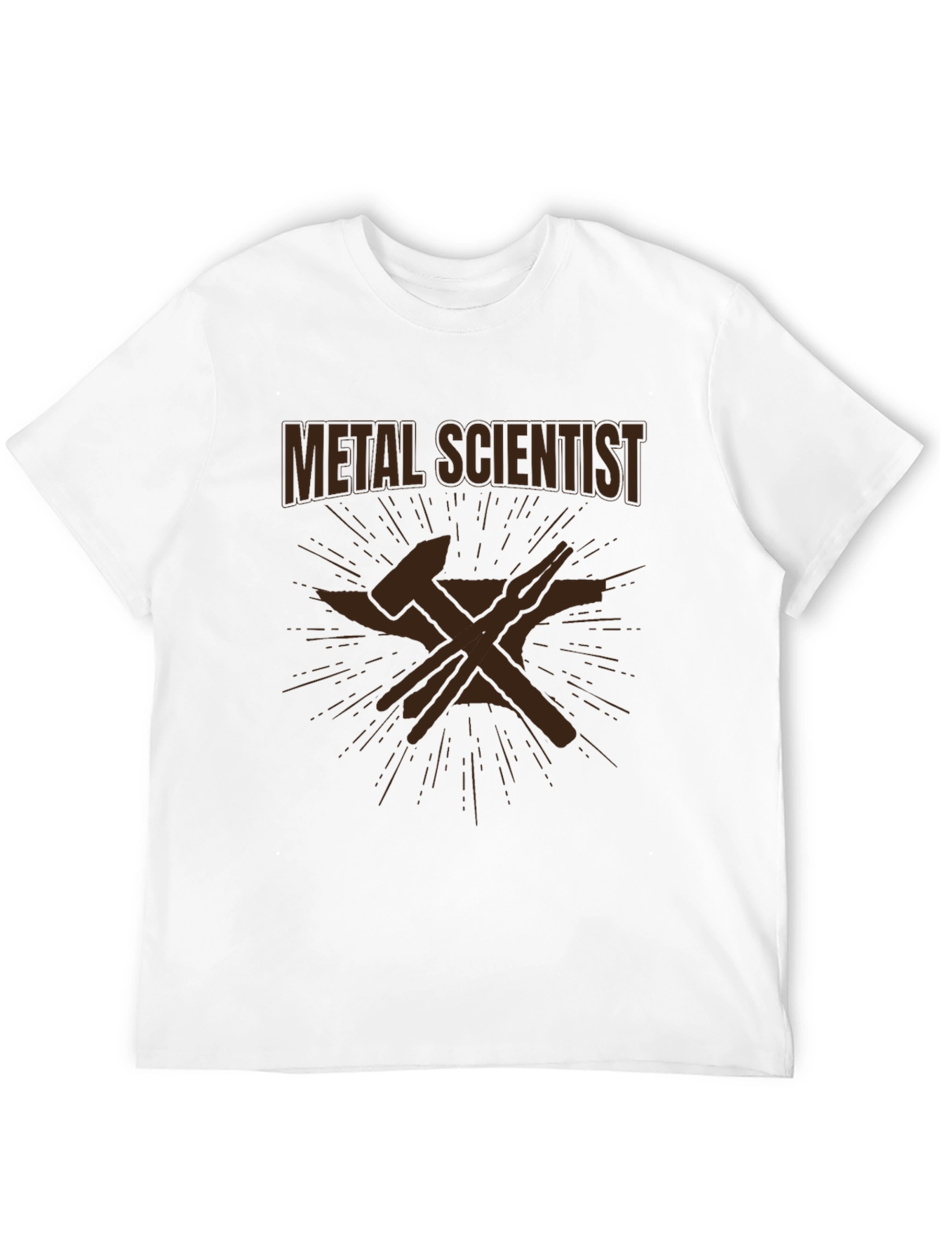 Metal Scientist T-Shirt - Black Graphic Tee